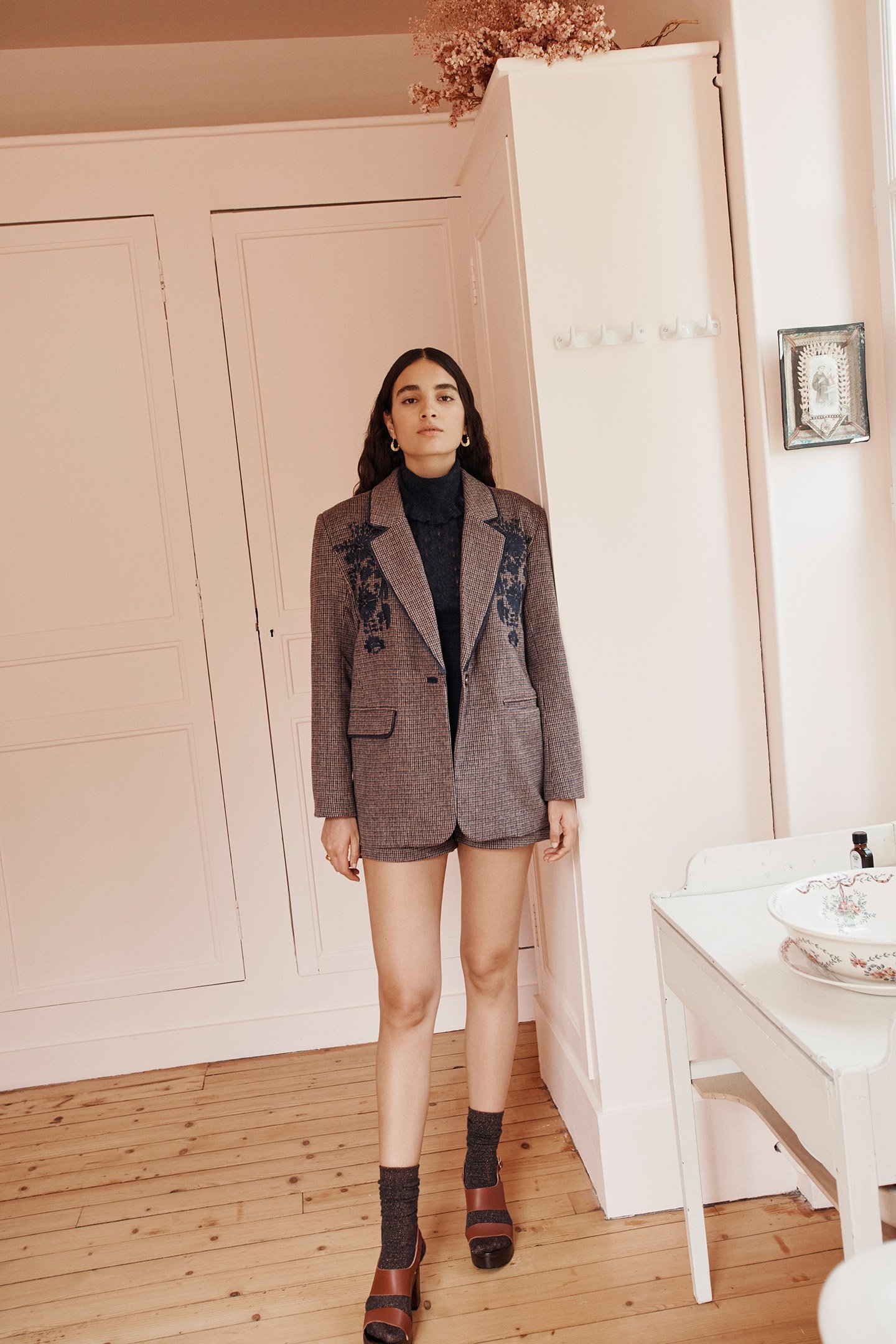 SHORTS JOSEPH BLUE MEN CHECKS 2