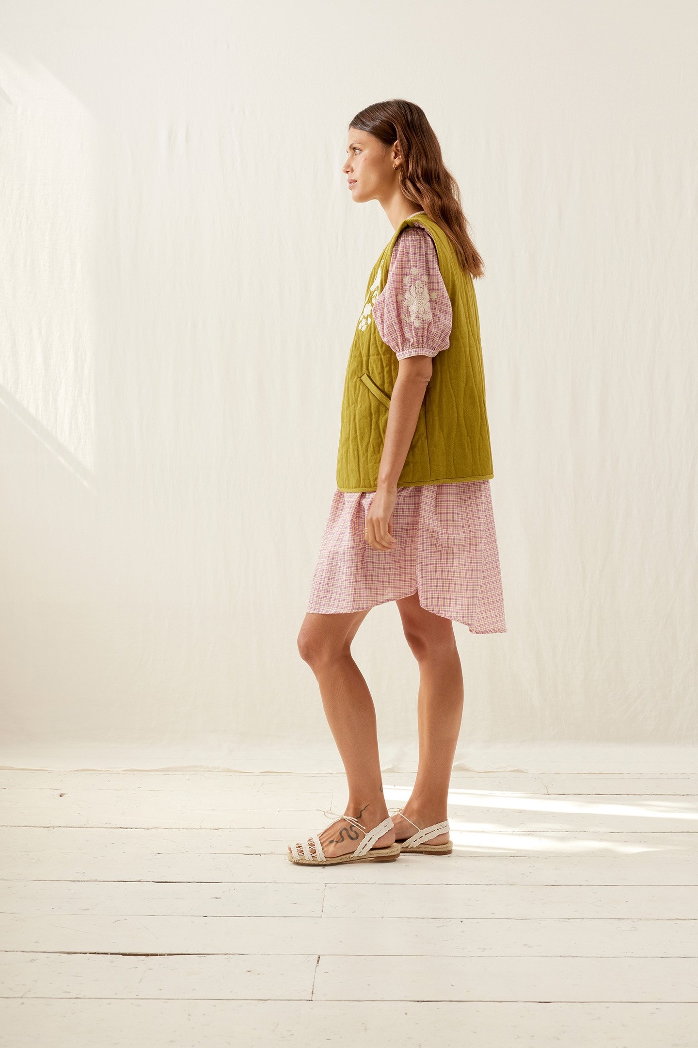 JACKET MARCIANNE MOSS-FUCHSIA TARTAN 2