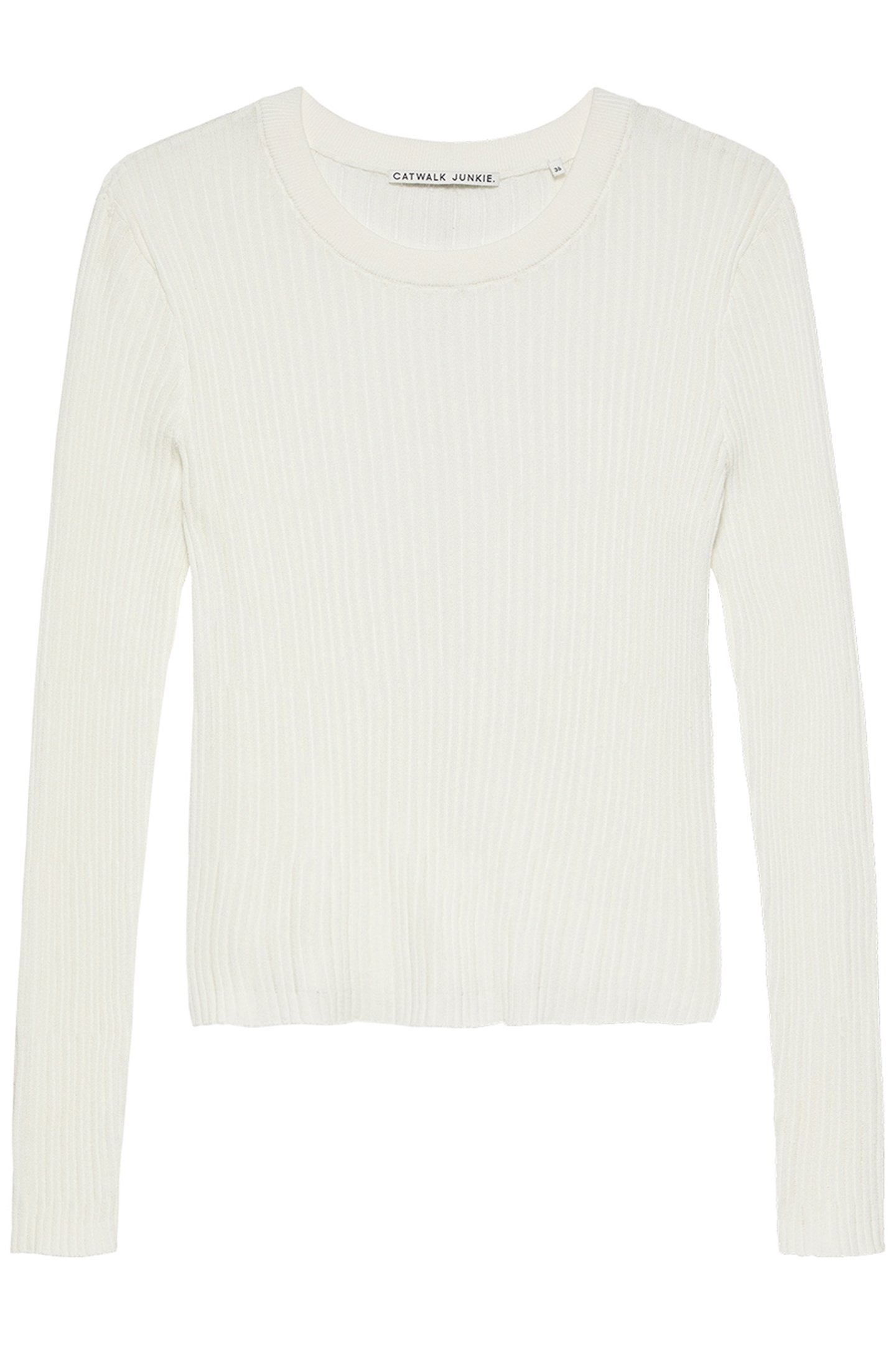 FINE RIBBED KNIT OFF WHITE 4