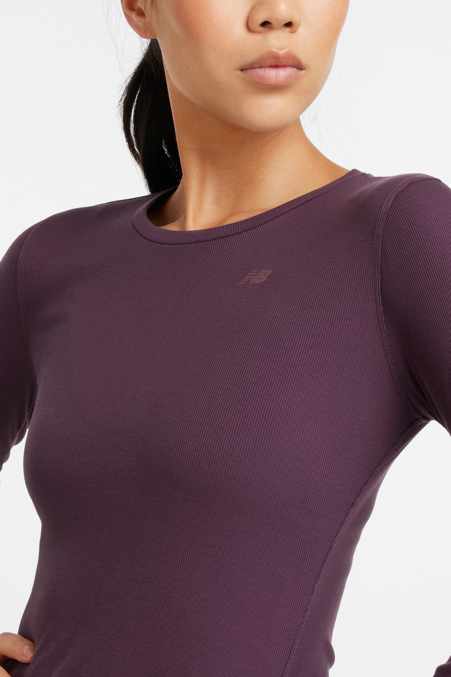 LONG SLEEVE TOP IN PLUM 4