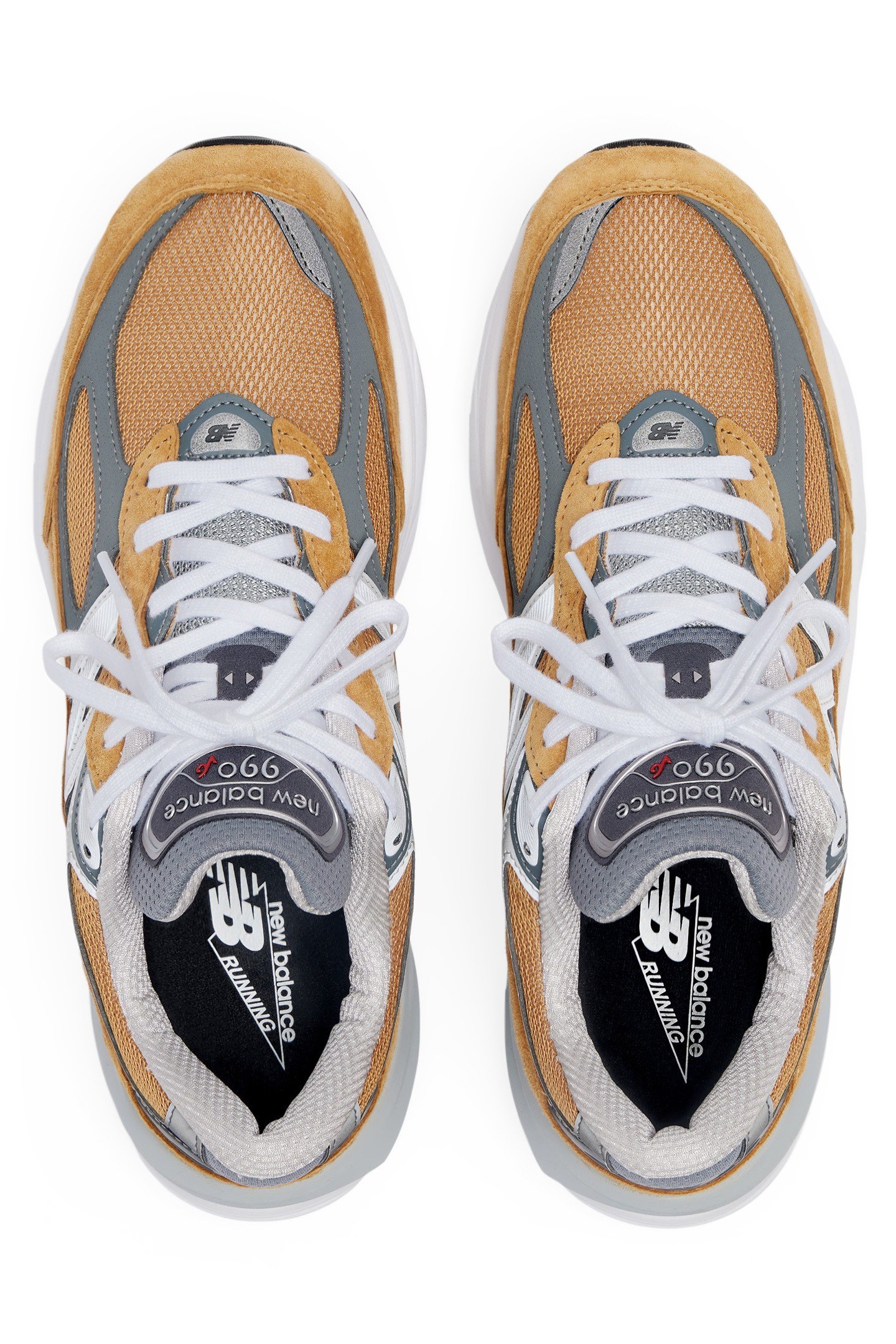 U990TN6 SNEAKERS IN ORANGE AND GREY 3