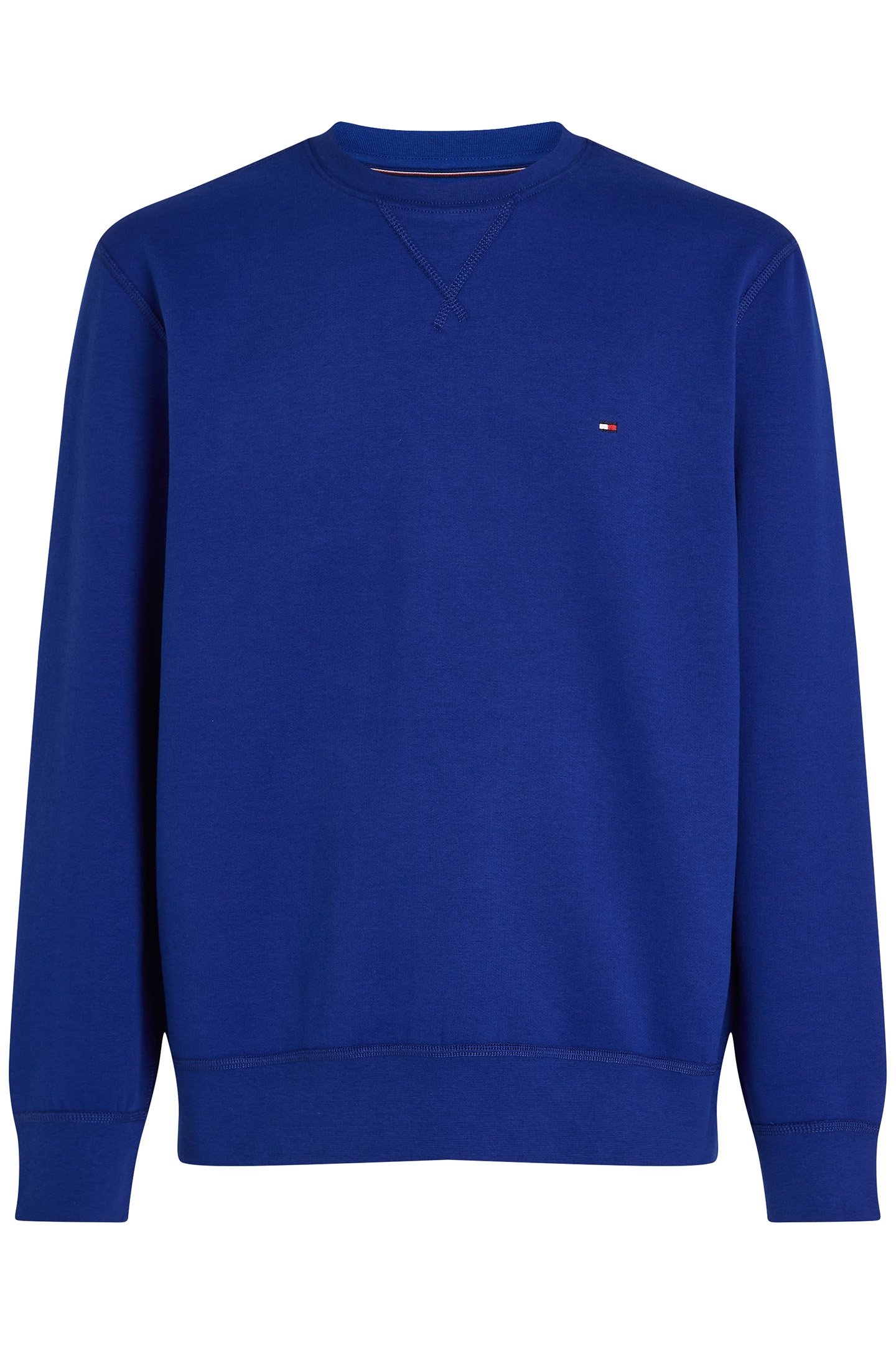 ESS SEASONAL FLEECE CREW NECK REGULAR FIT SWEATER WEDGE BLUE 4