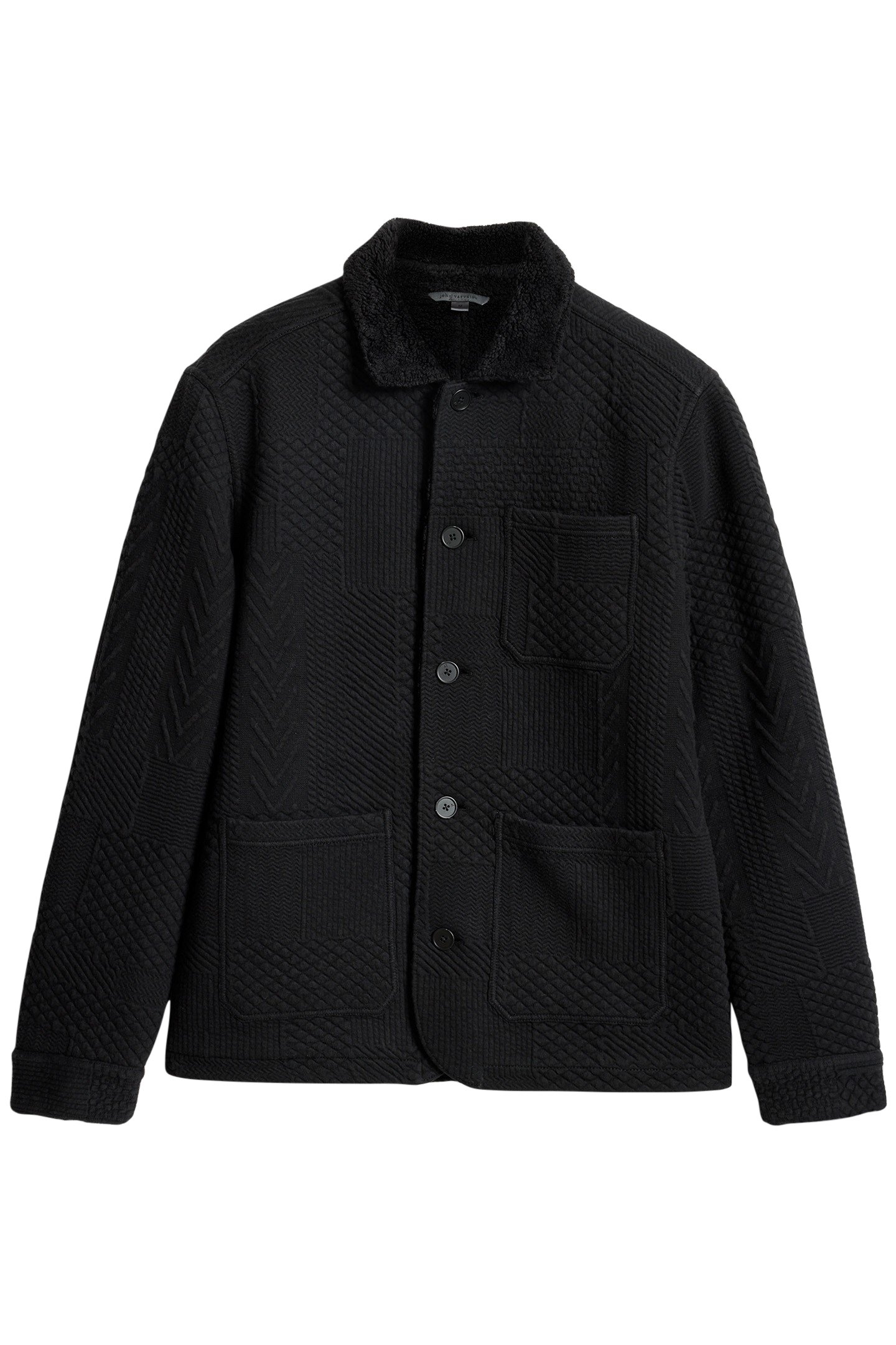 KENMARE LS SHERPA LINED Q BLACK 2