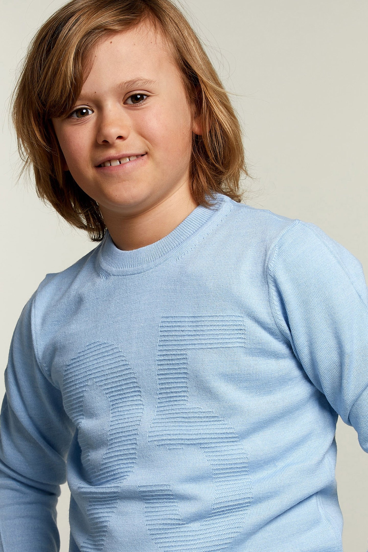 CUSTOM FIT CREW NECK PULLOVER DOLPHIN MIX 6