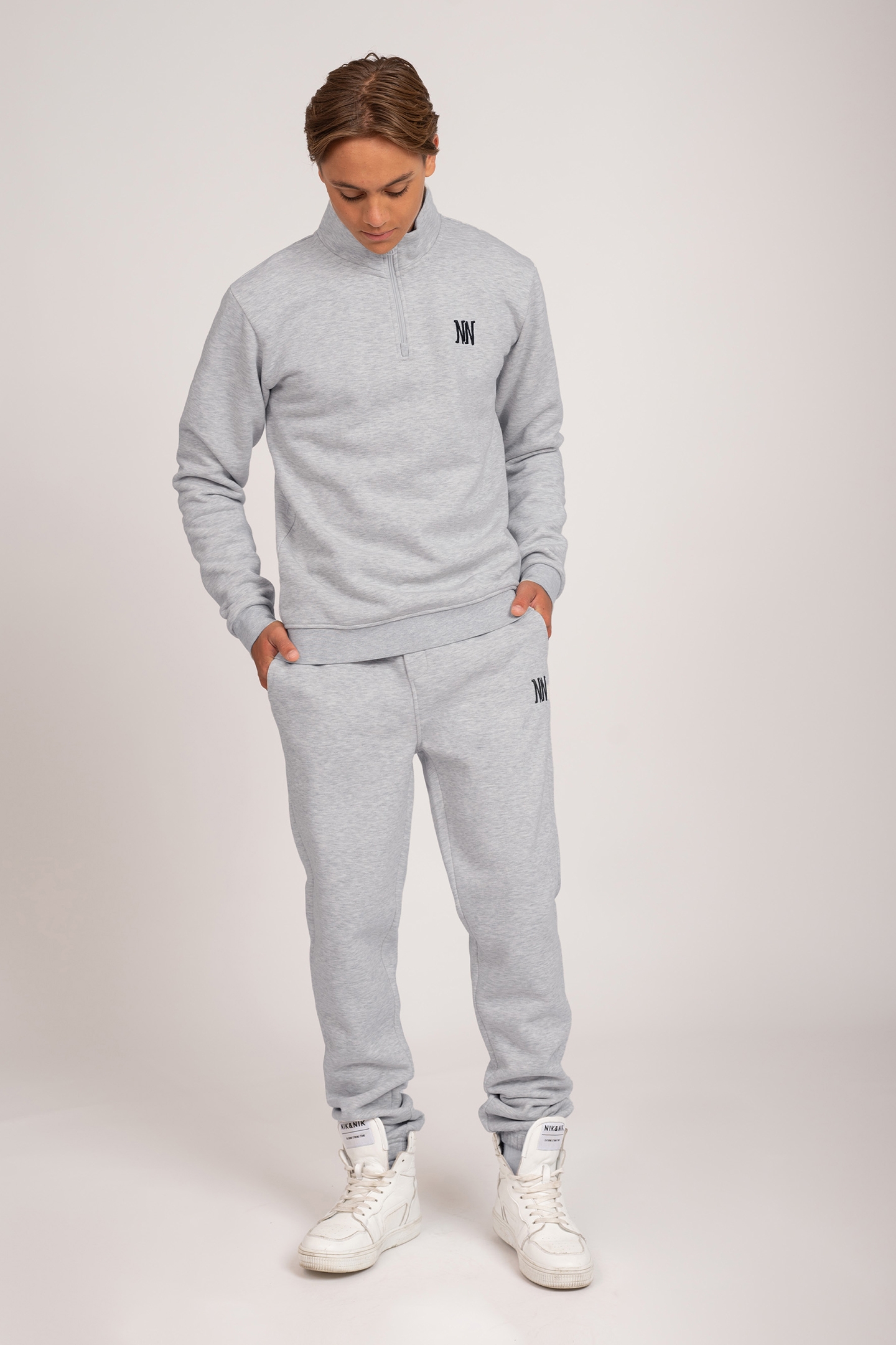 BRUNO SWEAT PANTS GREY MELANGE 1