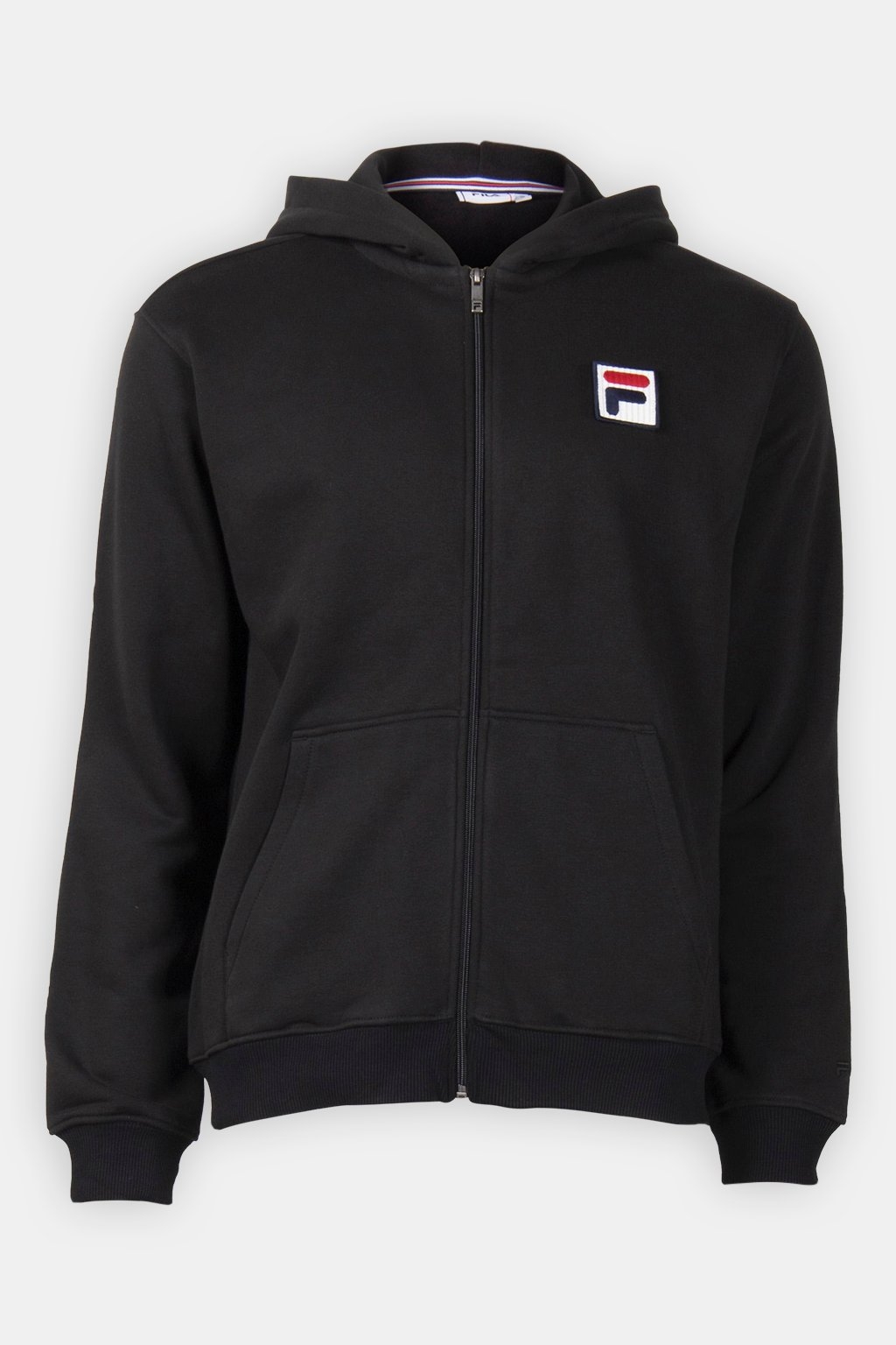 BERGEDE LOOSE FIT ZIP HOODY BLACK 1
