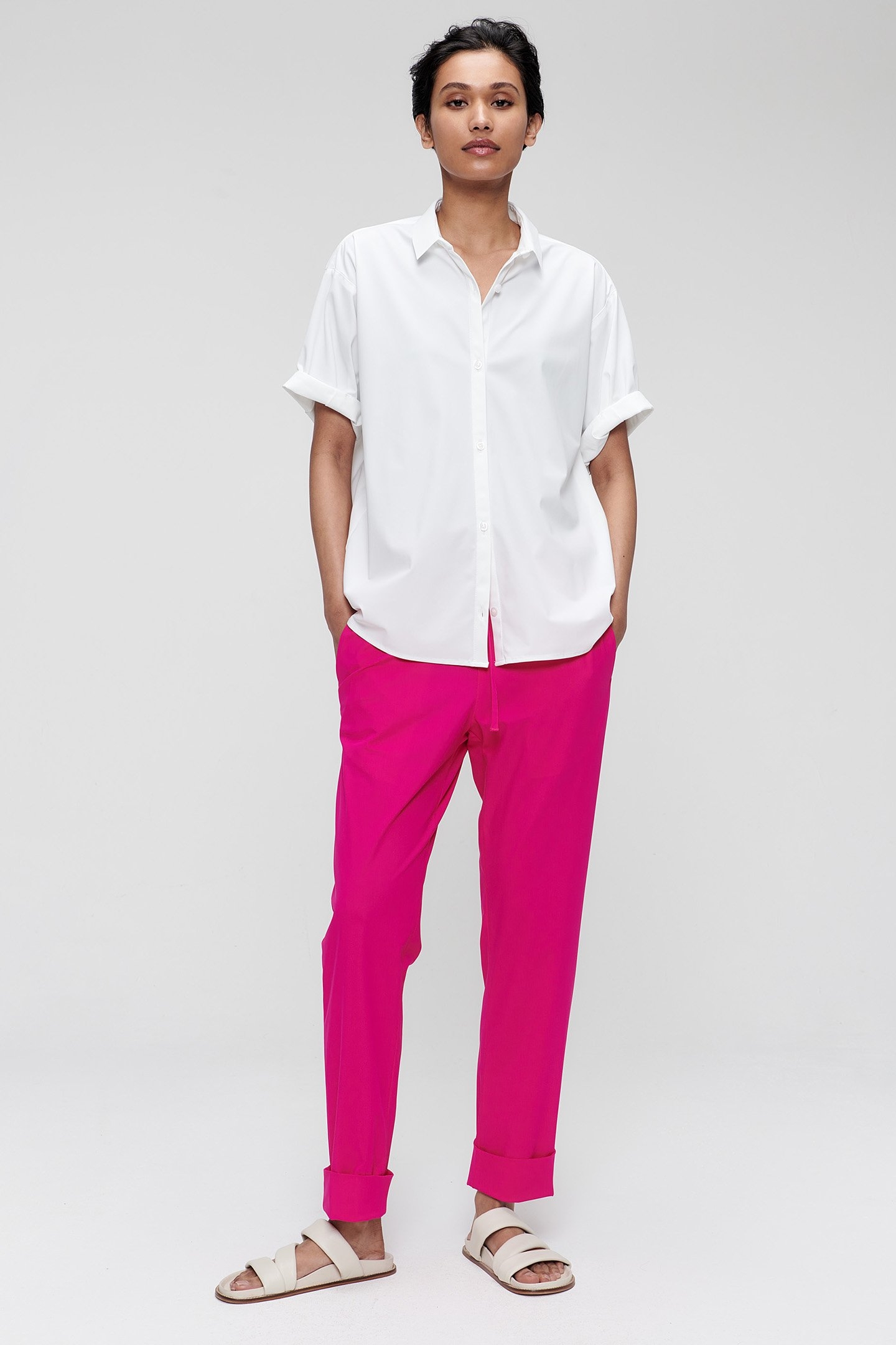 TRACK PANTS SHOCKING PINK 2