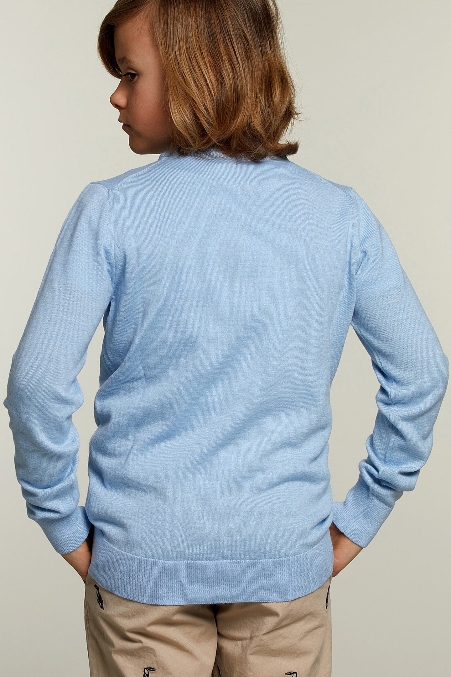 CUSTOM FIT CREW NECK PULLOVER DOLPHIN MIX 2