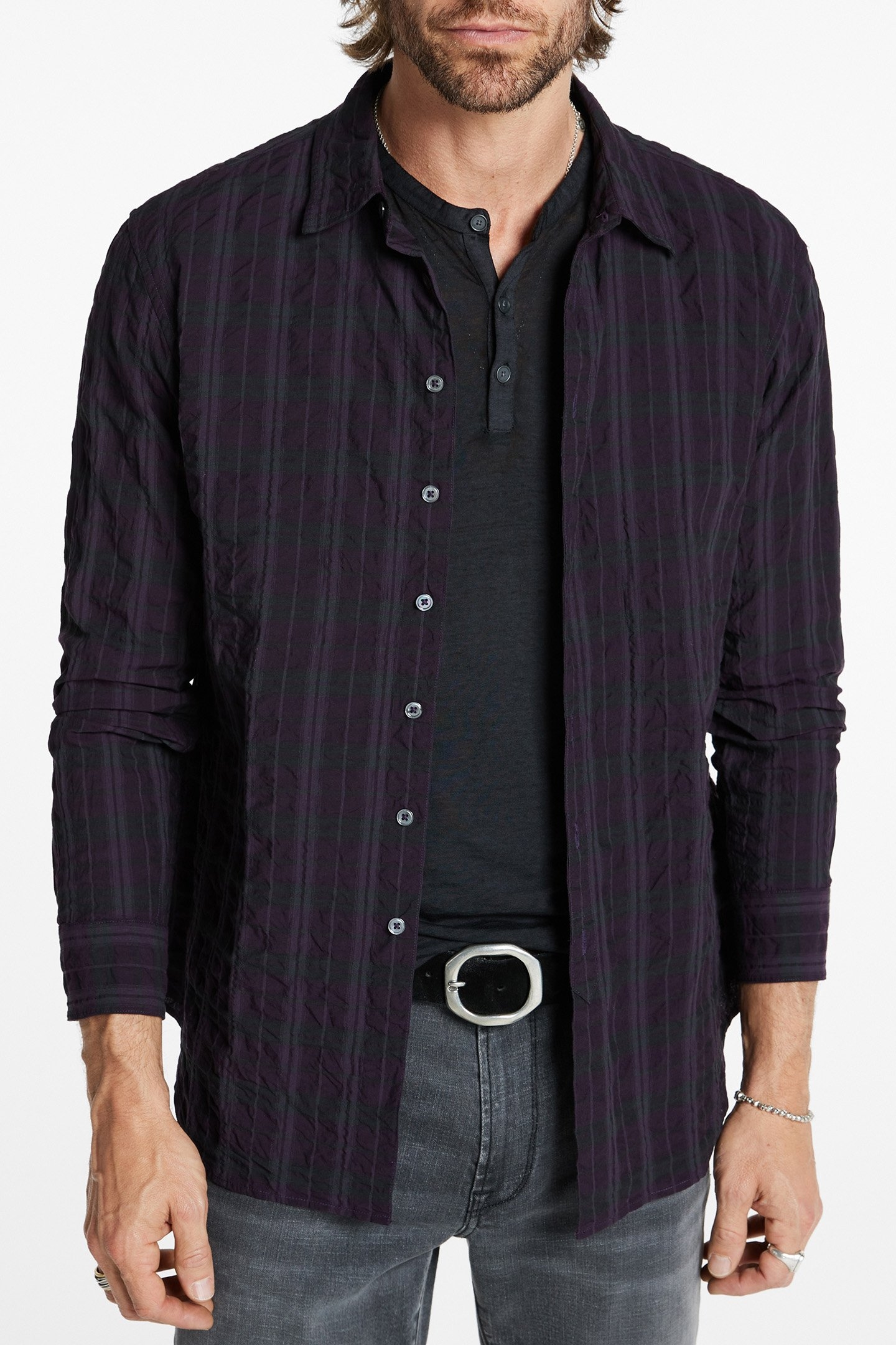 NYE SHIRT CLASSIC FIT SHI REGAL PURPLE 1