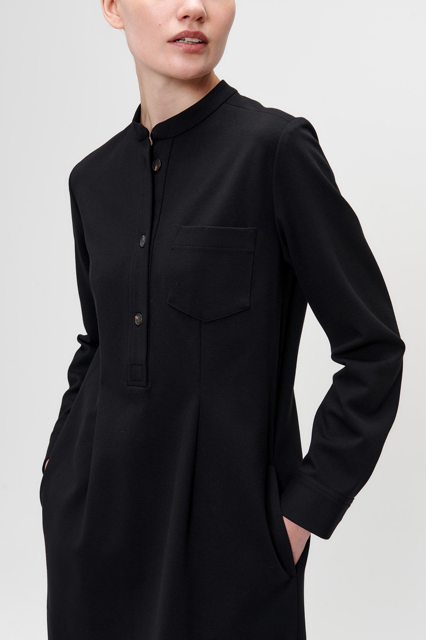 LACEY POLO DRESS BLACK 4