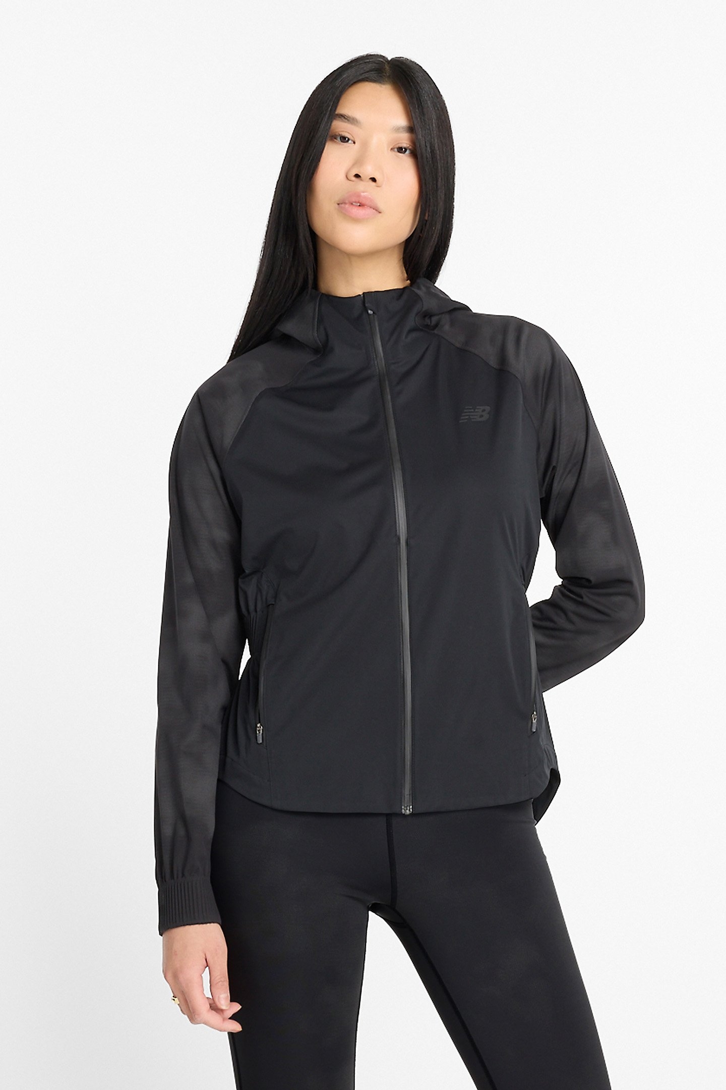 REFLECTIVE WOVEN JACKET IN BLACK 1