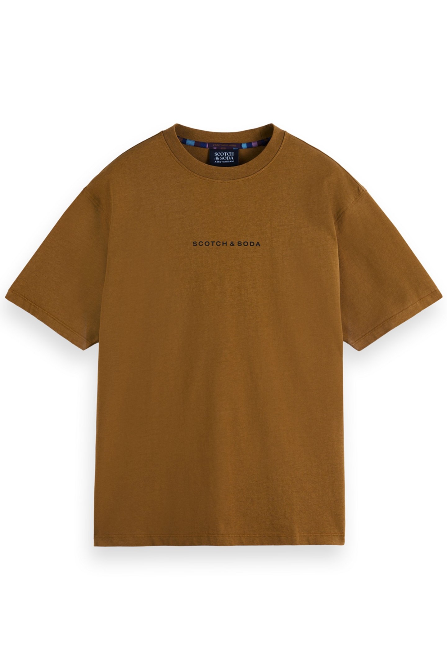 RELAXED FIT FRONT BACK ARTWORK T-SHIRT GOLDEN RUST 4
