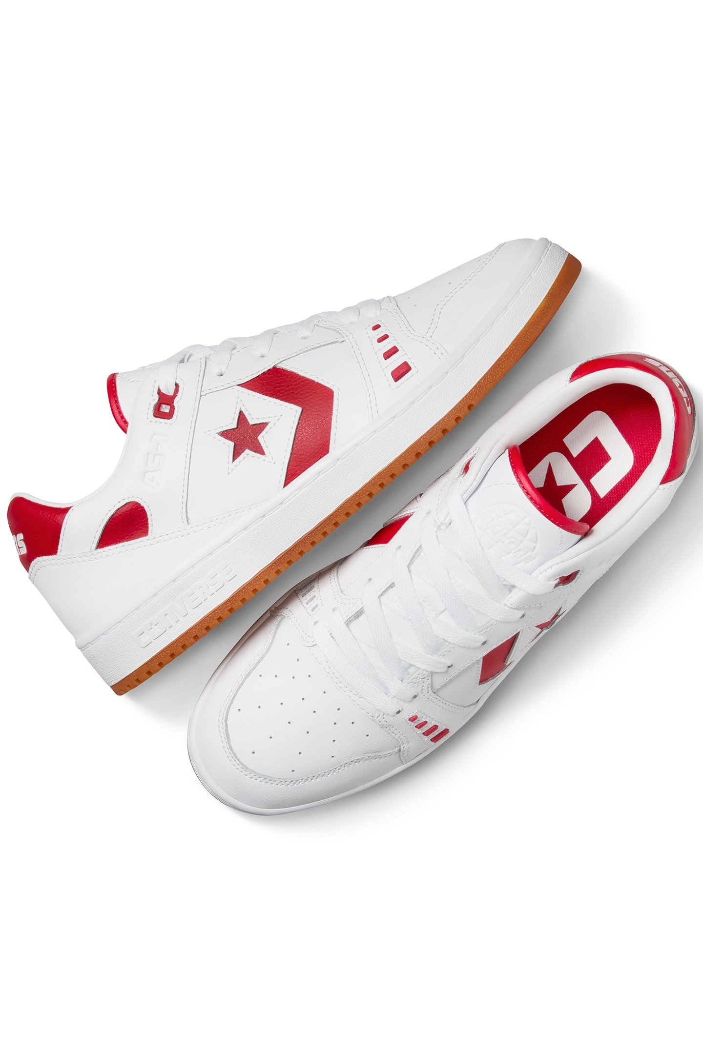 CONS AS-1 PRO LEATHER WHITE/RED/WHITE 3