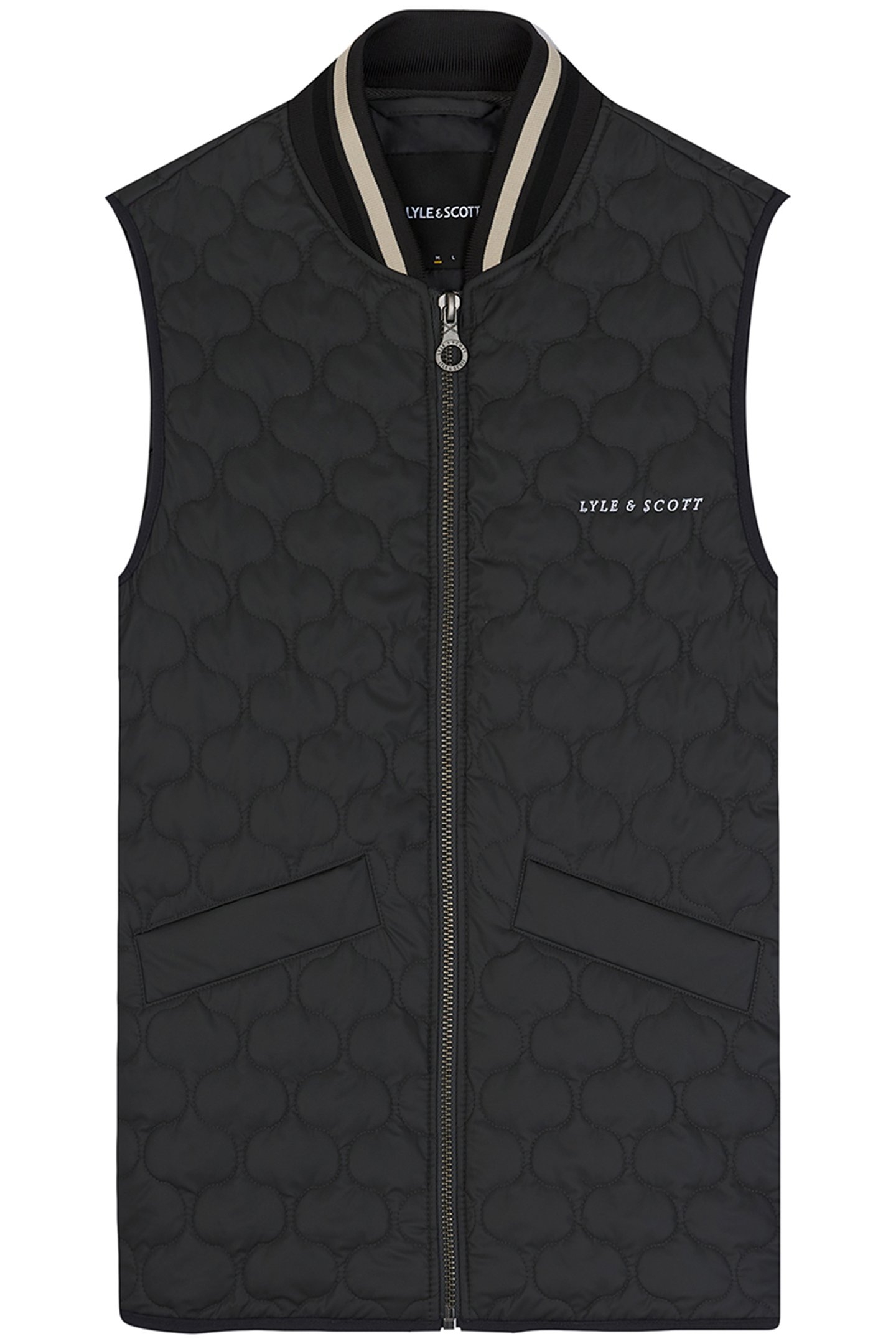 QUILTED GILET GUNMETAL 4