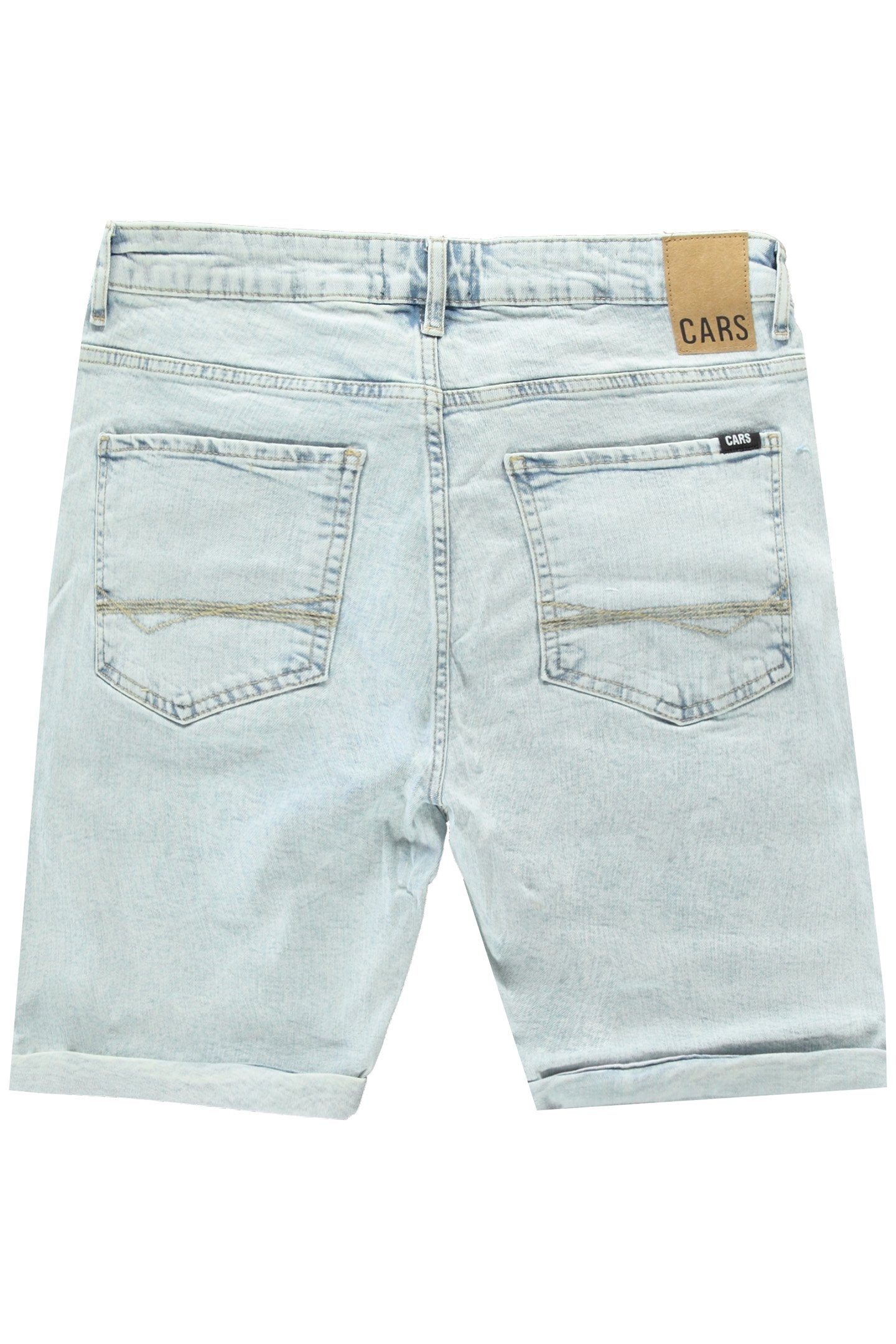 HESTON SHORT DEN. BLEACHED 2
