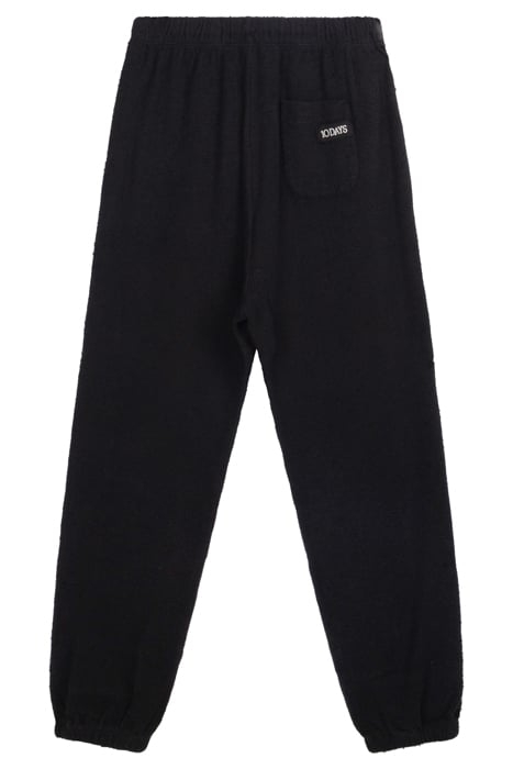 TEXTURE FLEECE JOGGER BLACK 3