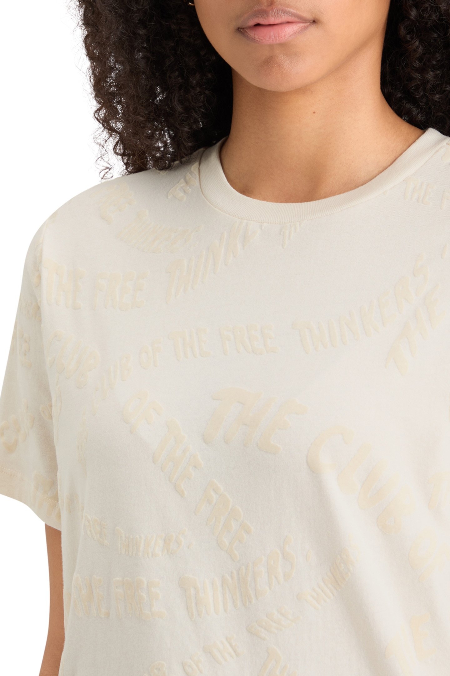 FLOCK AOP REGULAR FIT T-SHIRT SOFT ICE 6