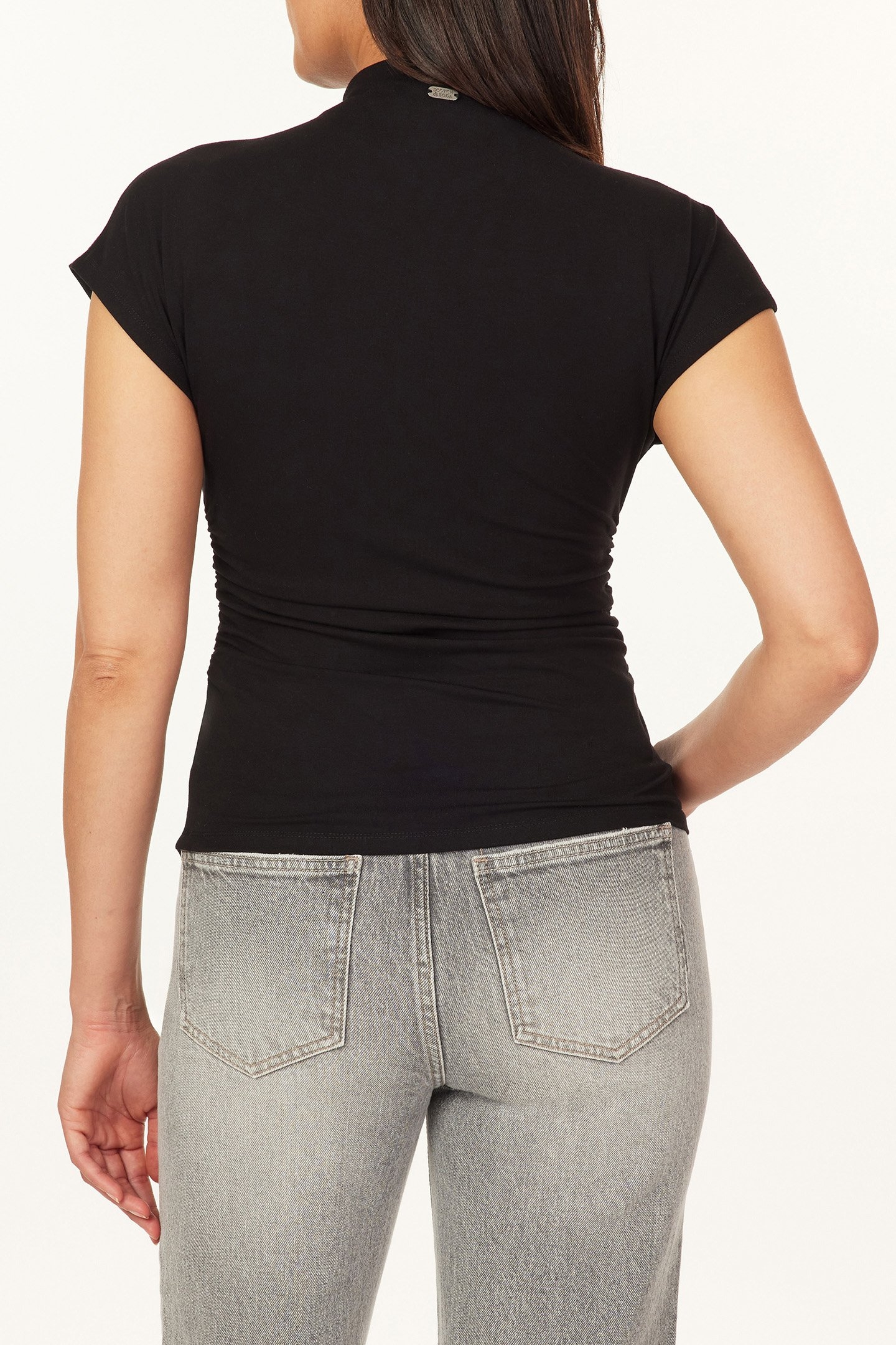 DOLMAN FUNNENECK TOP BLACK 2