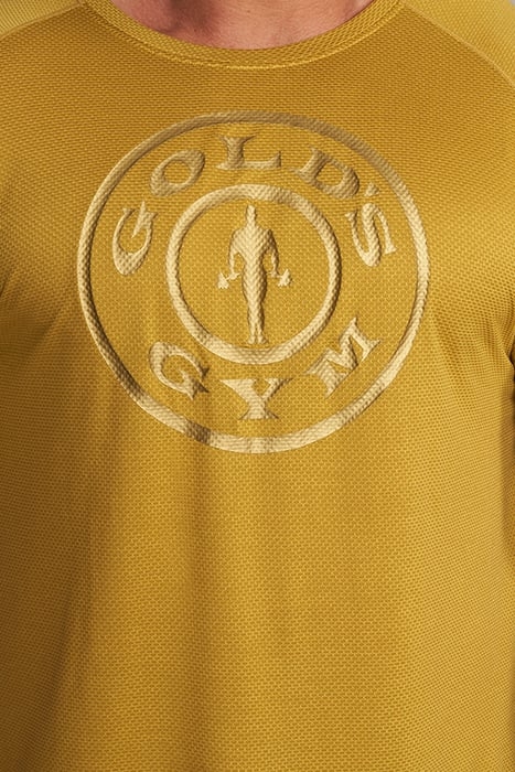 KURT - MEN'S LOOSE-FIT TRAINING T-SHIRT GOLD 3