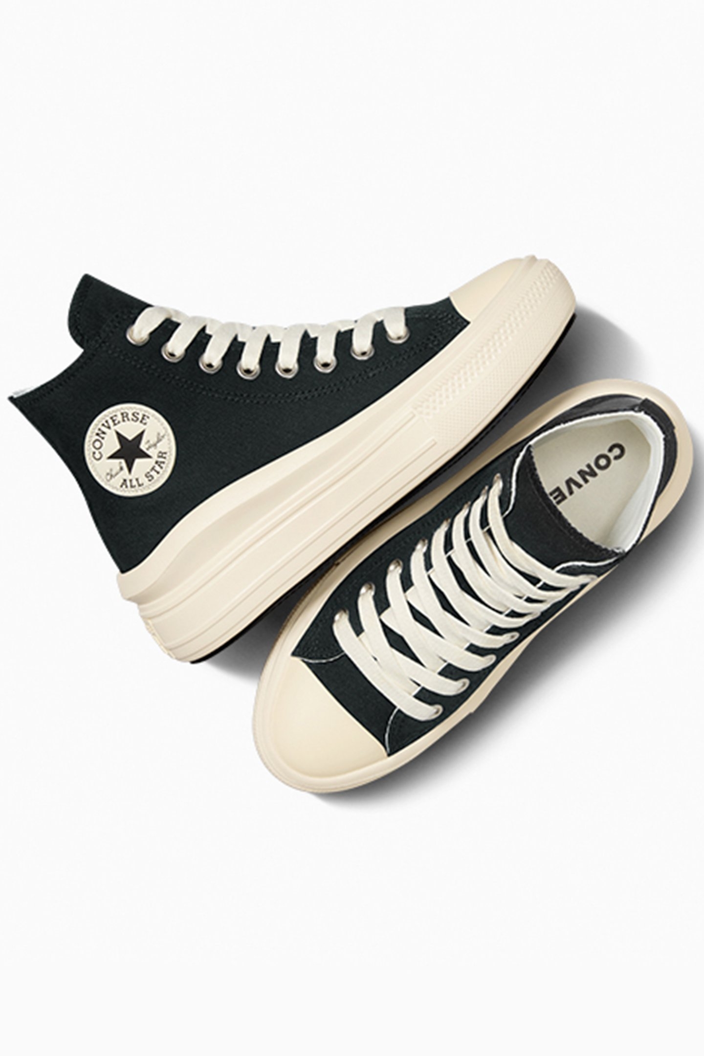 CHUCK TAYLOR ALL STAR MOVE PLATFORM LARGE STAR BLACK/NATURAL 3