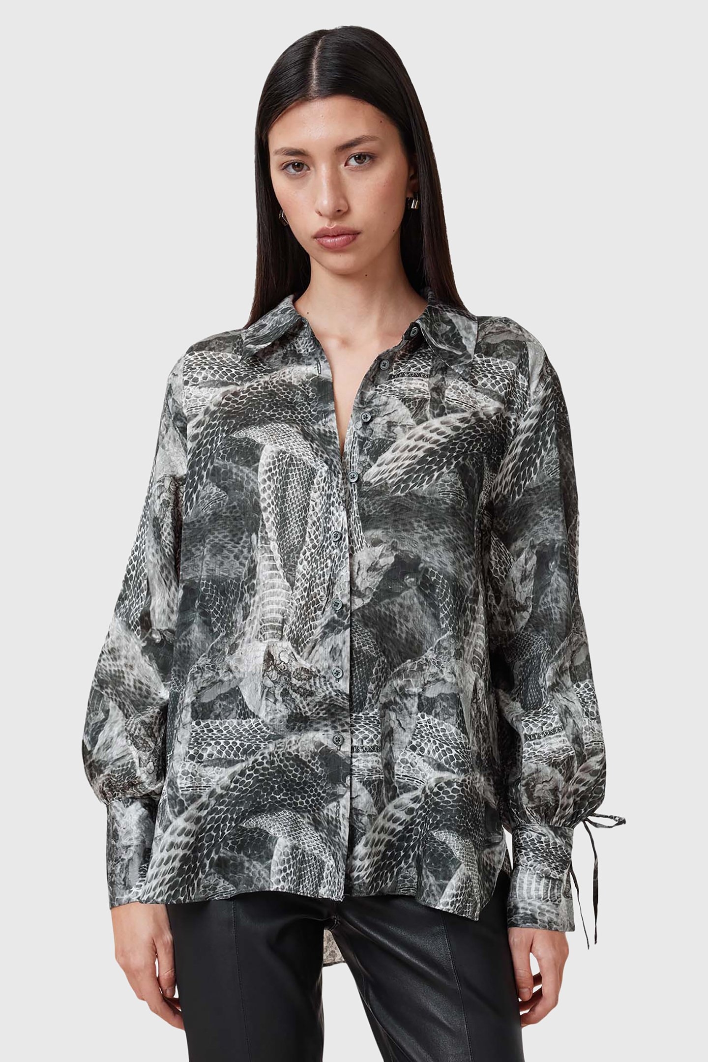 LEYLA SHIRT EVOLVE SLATE GREY 1