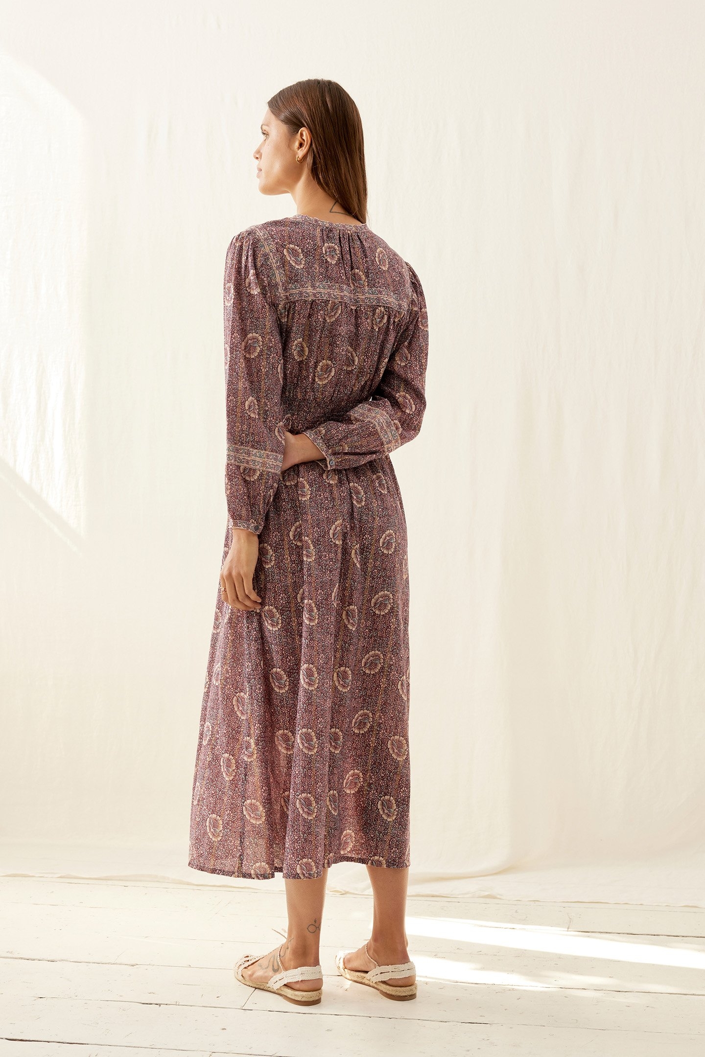 DRESS DIANE PURPLE DUSK GROVE 2