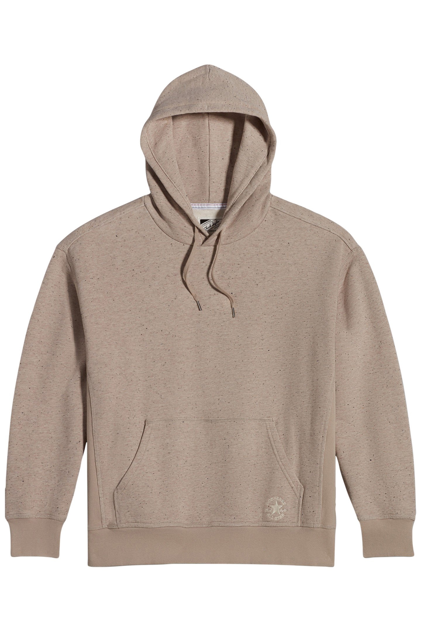 CONVERSE GO-TO GOLD STANDARD NEPPED HOODIE PAPYRUS 1