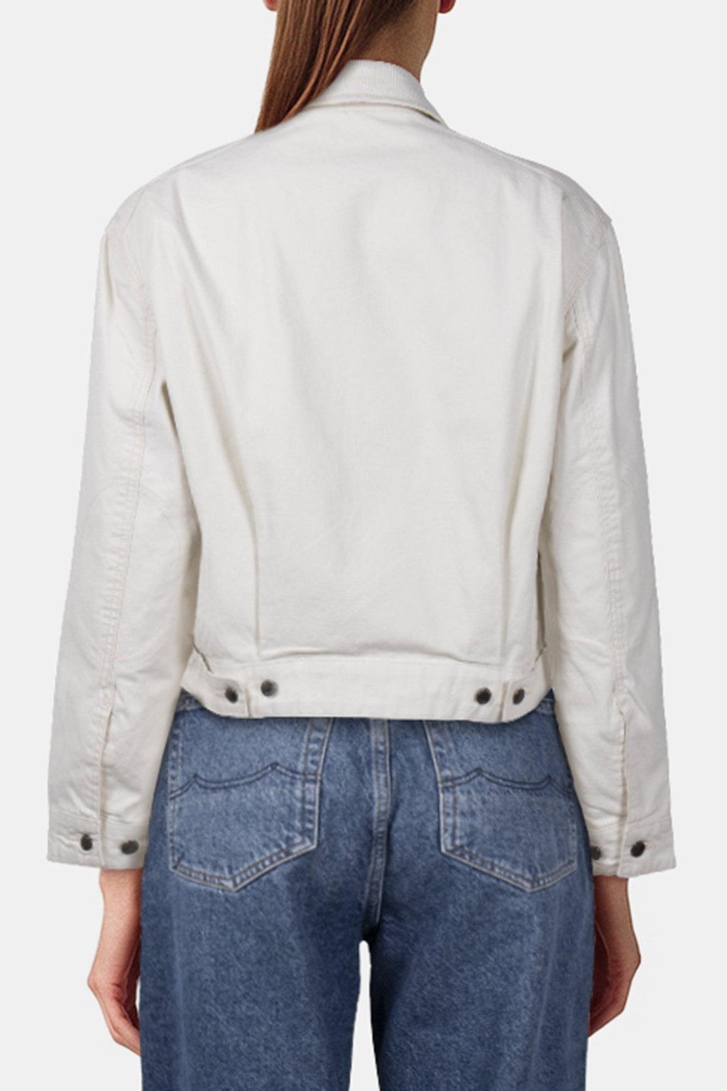 STRAFFORD WASHED CANVAS JACKET VINTAGE WHITE 2