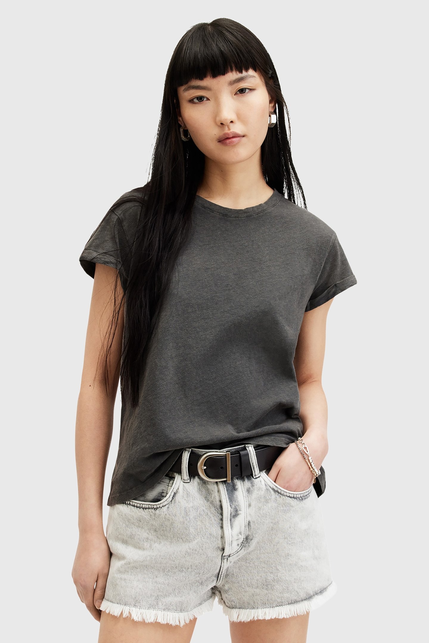 ANNA TEE ACID WASHED BLACK 1