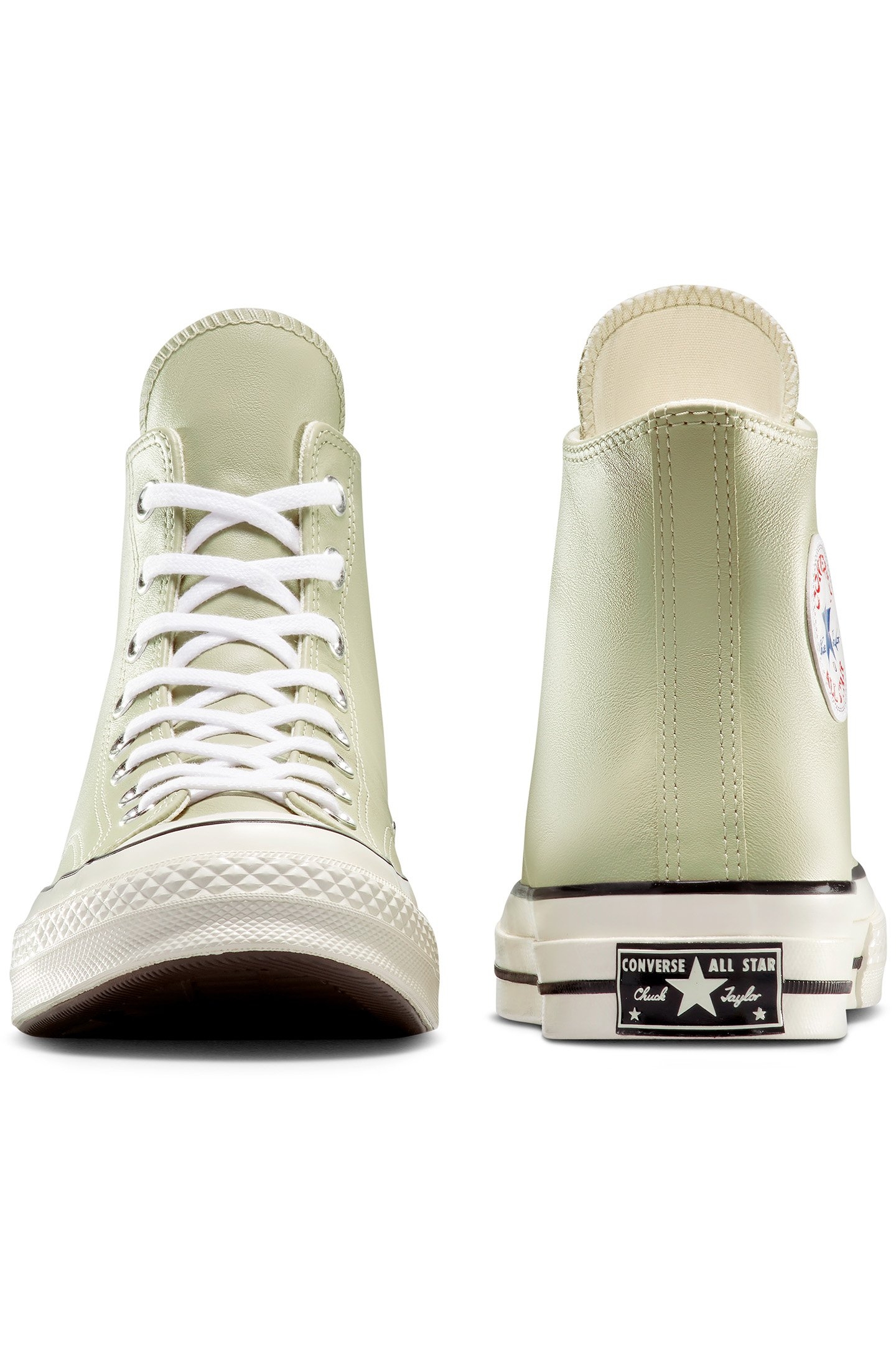 CHUCK 70 LEATHER PALE SURPLUS/RED/WHITE 4