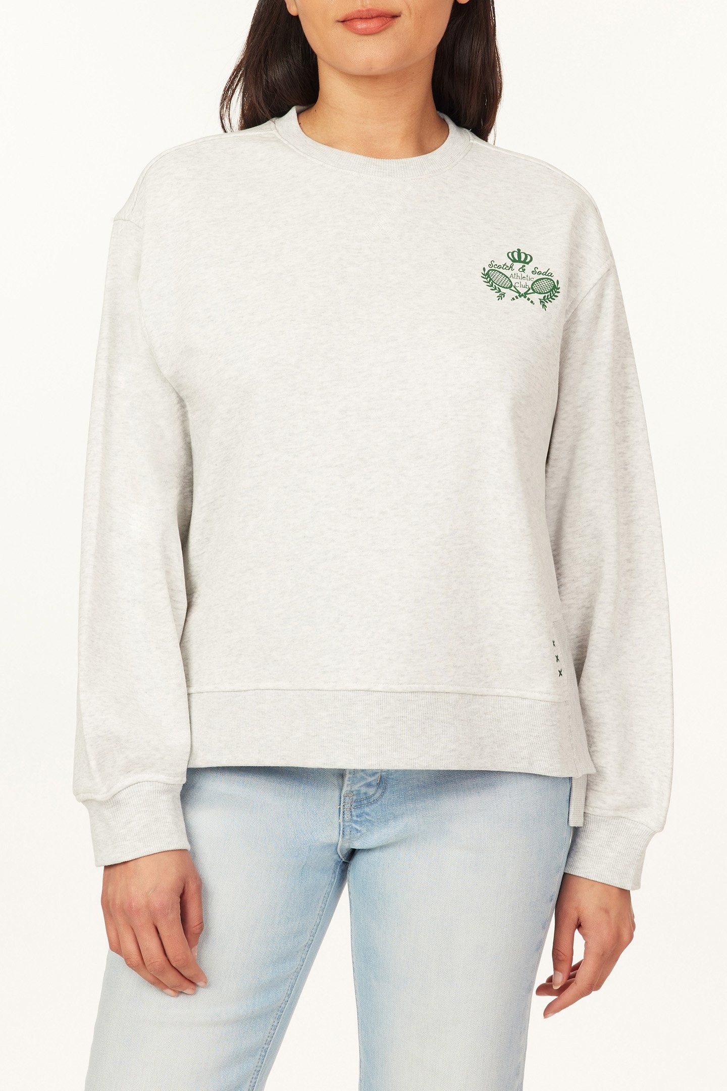 SWEATSHIRT LIGHT GREY HEATHER 1