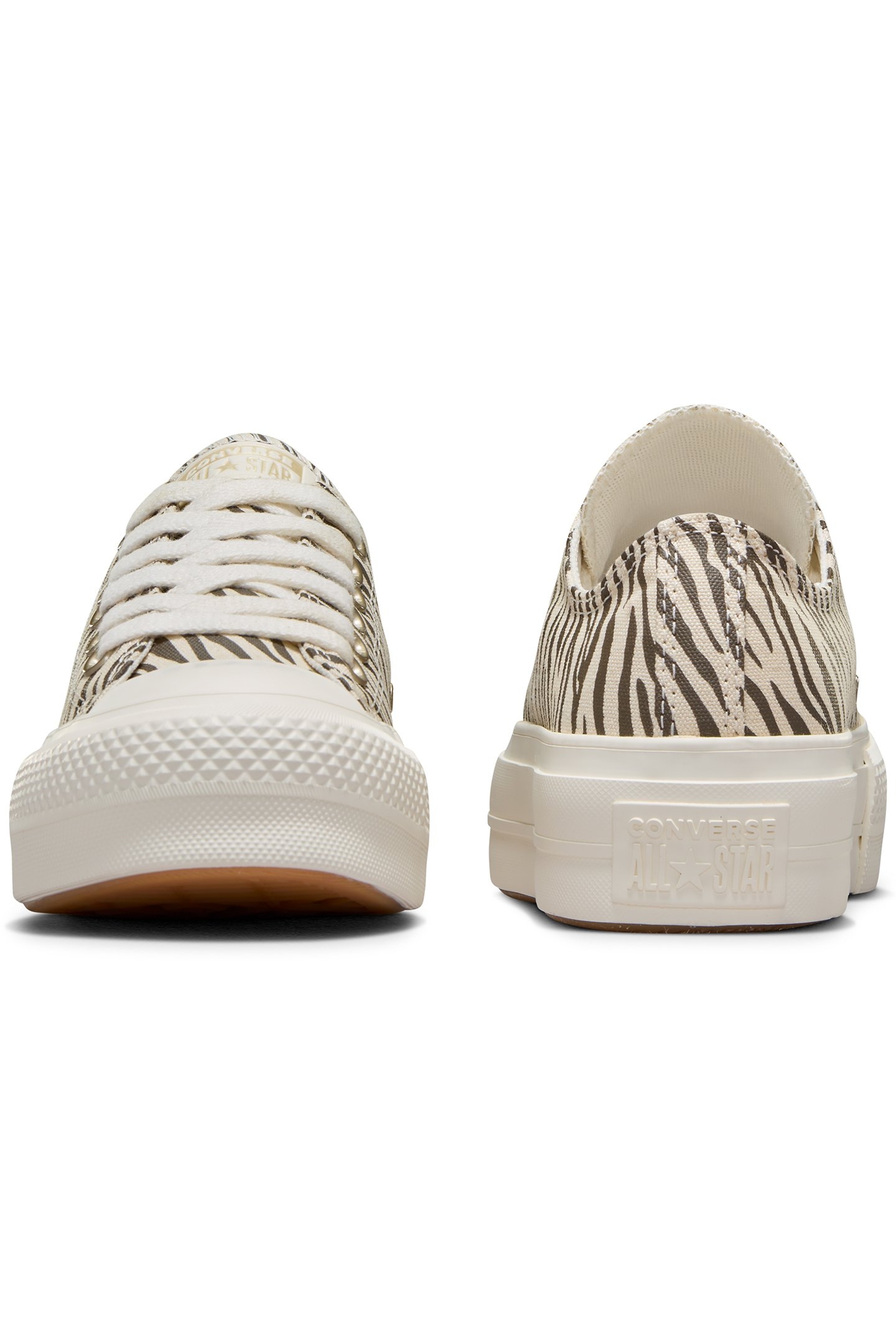 CHUCK TAYLOR ALL STAR LIFT ZEBRA PRINT EGRET/EGRET/ENGINE SM 4