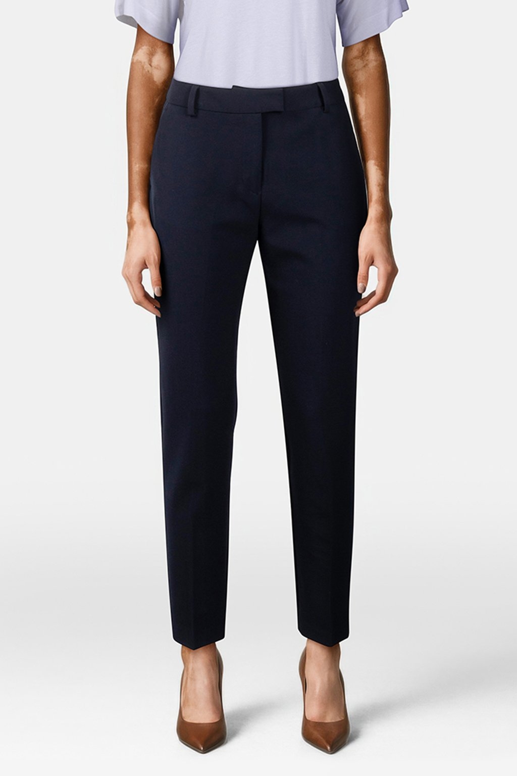 OE JESS-SLIM CASUAL TROUS NAVY 1