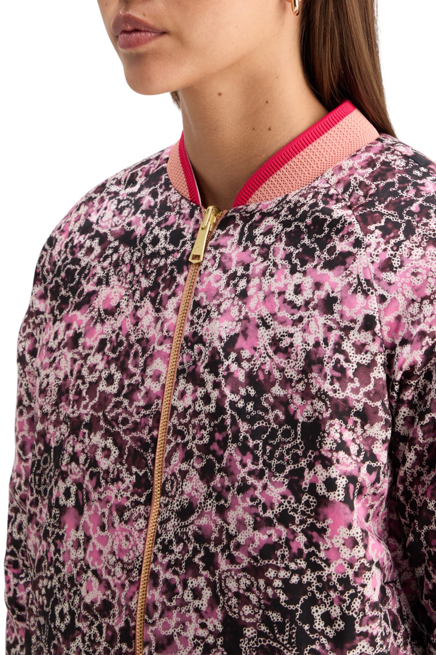 REVERSIBLE BOMBER SHIBORI FLORAL PINK 8