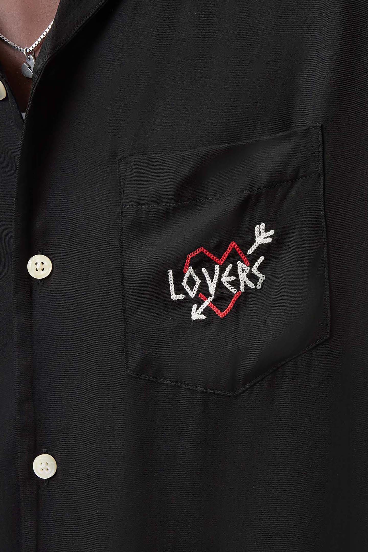 LOVERS SS SHIRT JET BLACK 8