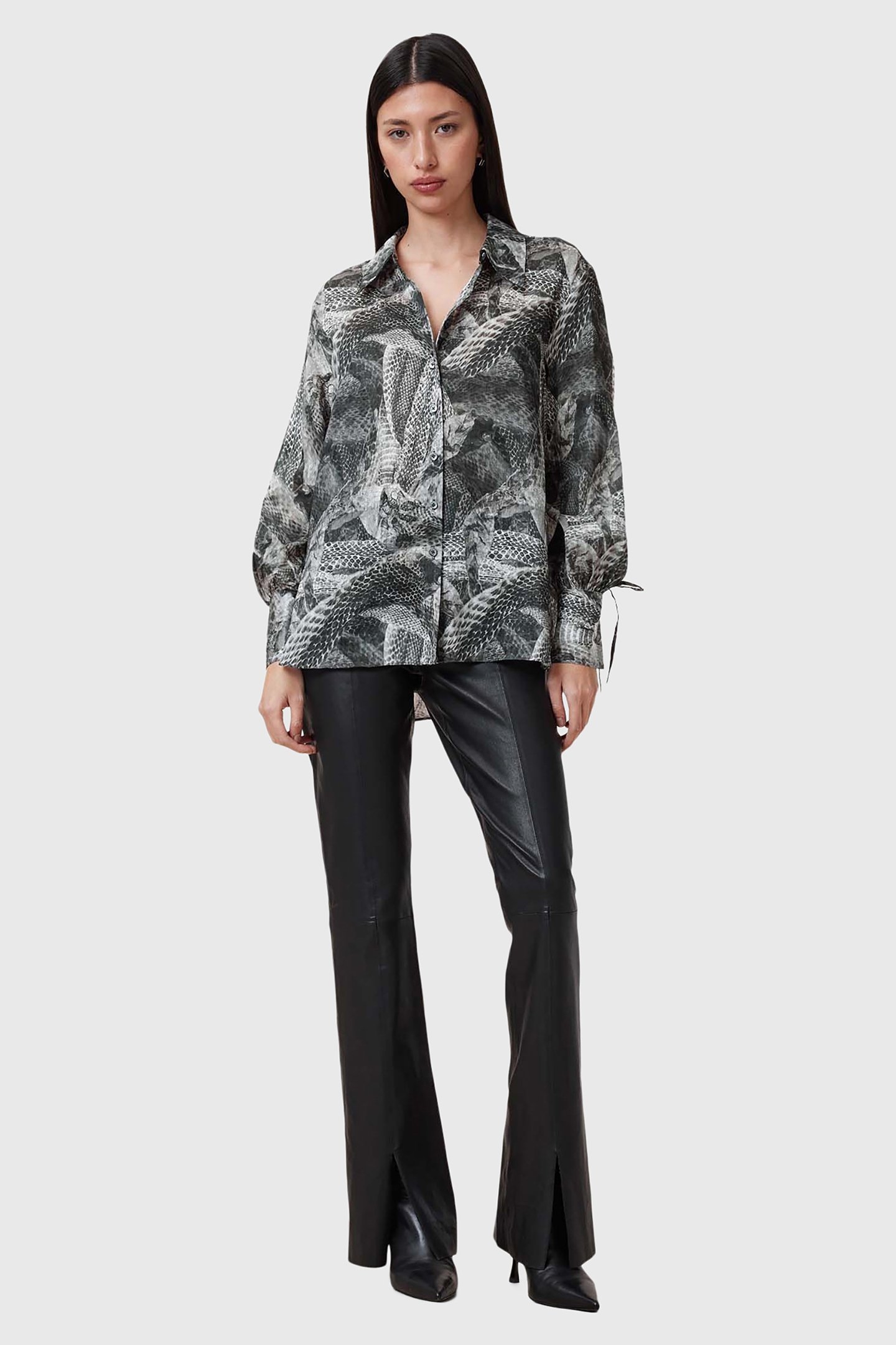 LEYLA SHIRT EVOLVE SLATE GREY 3