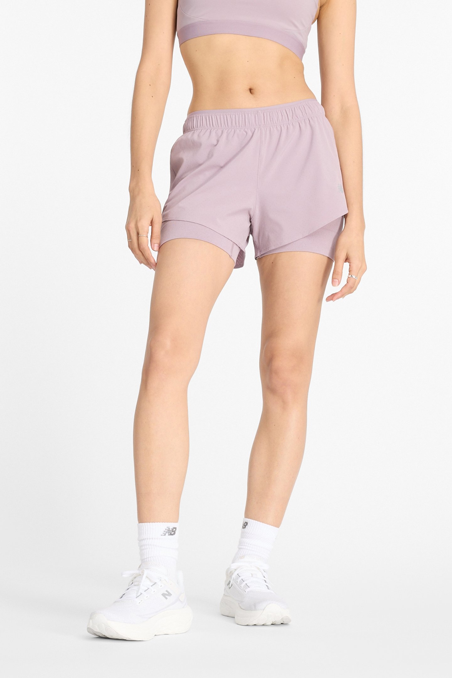 RUNNING SHORTS IN LILAC 1