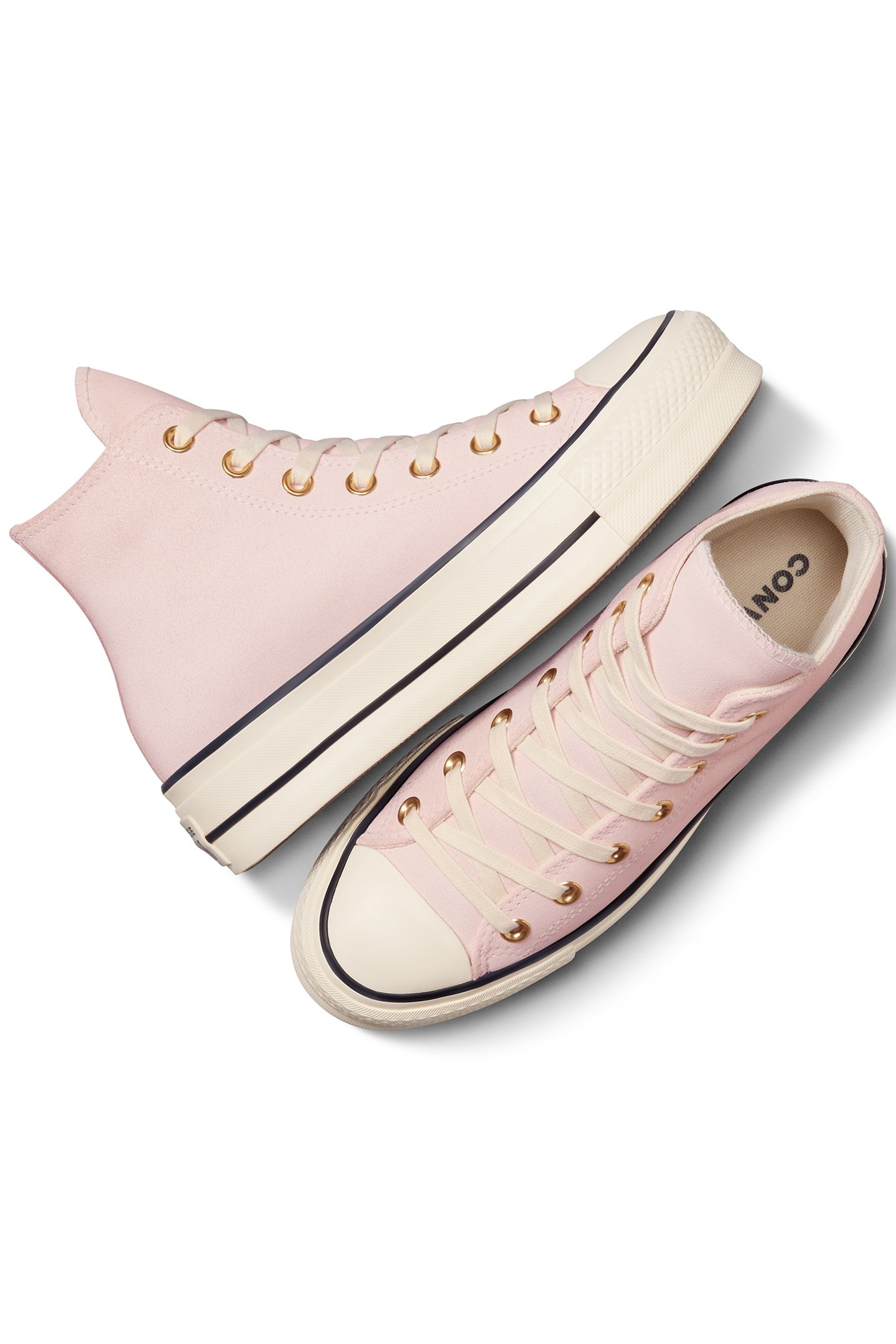 CHUCK TAYLOR ALL STAR LIFT PLATFORM SUEDE PALE PETAL/NATURAL 3