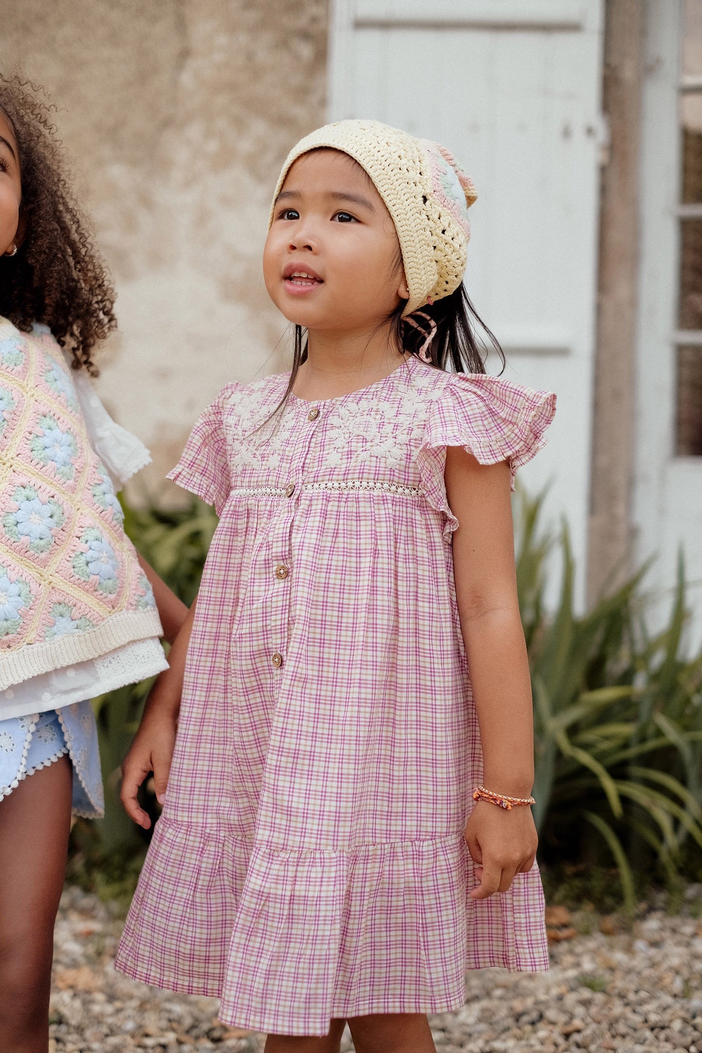 DRESS CARLINA FUCHSIA TARTAN JOY 5