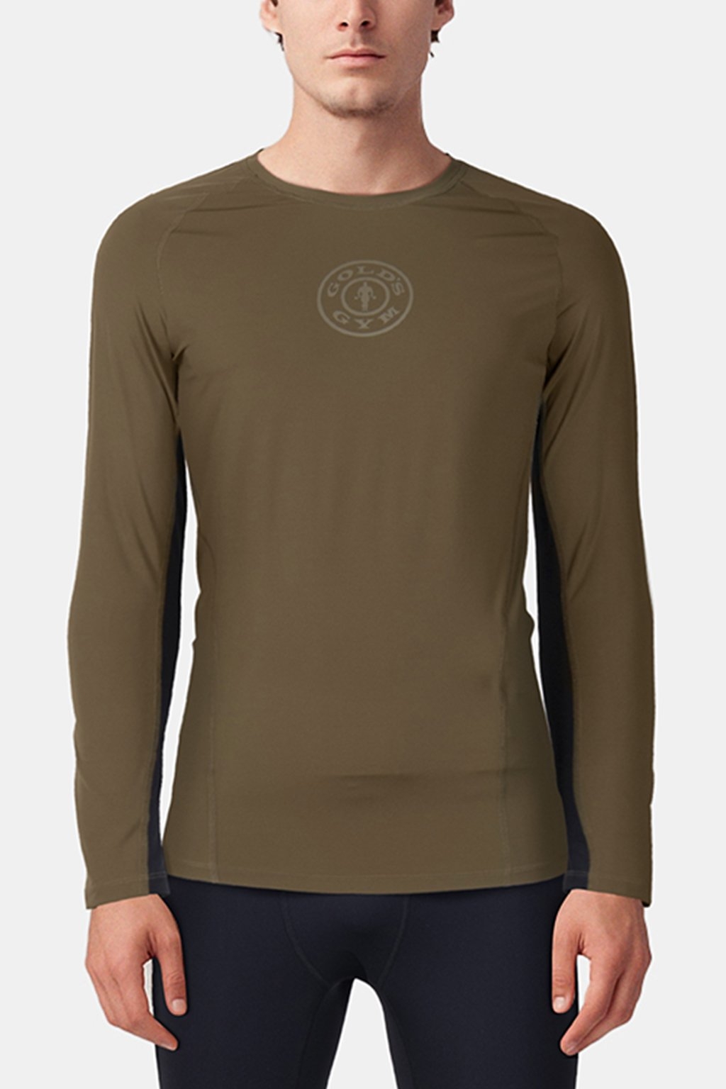GREG - MEN'S FITTED COMPRESSION LONGSLEEVE OLIVE 1