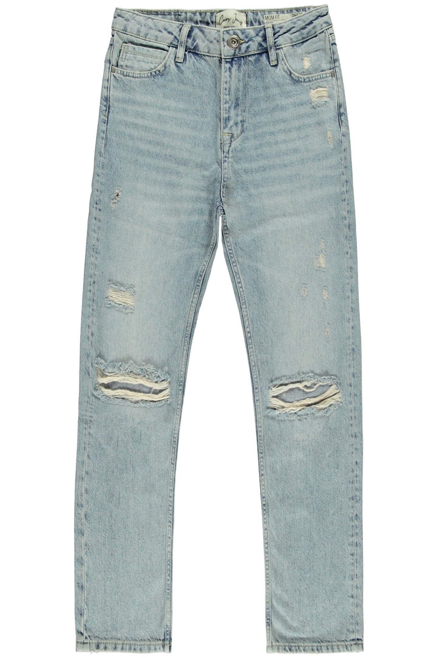 AMBER DENIM DESTROYED BLEACHED 3