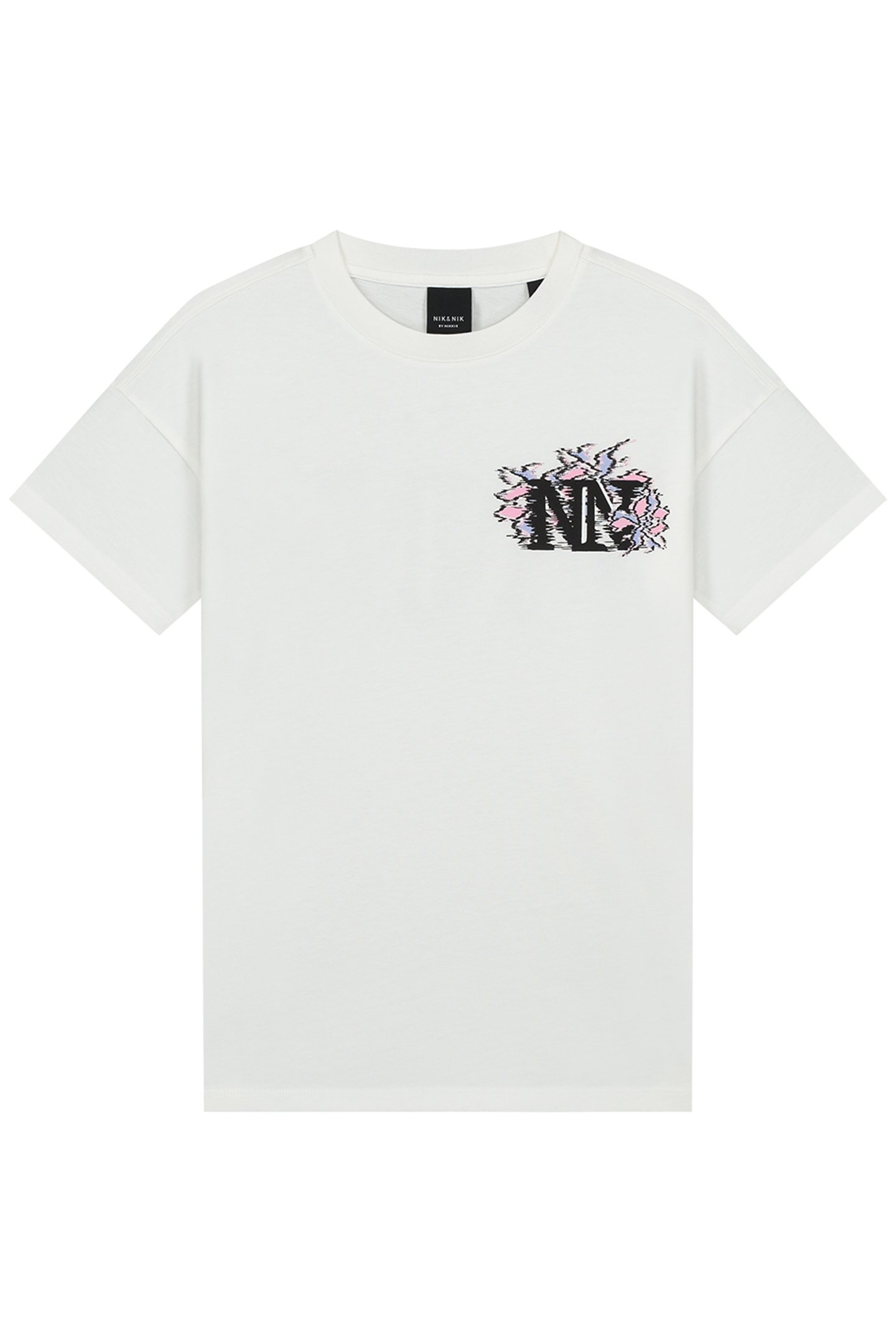 LOGO T-SHIRT OFF WHITE/LAVENDER BLUE 1