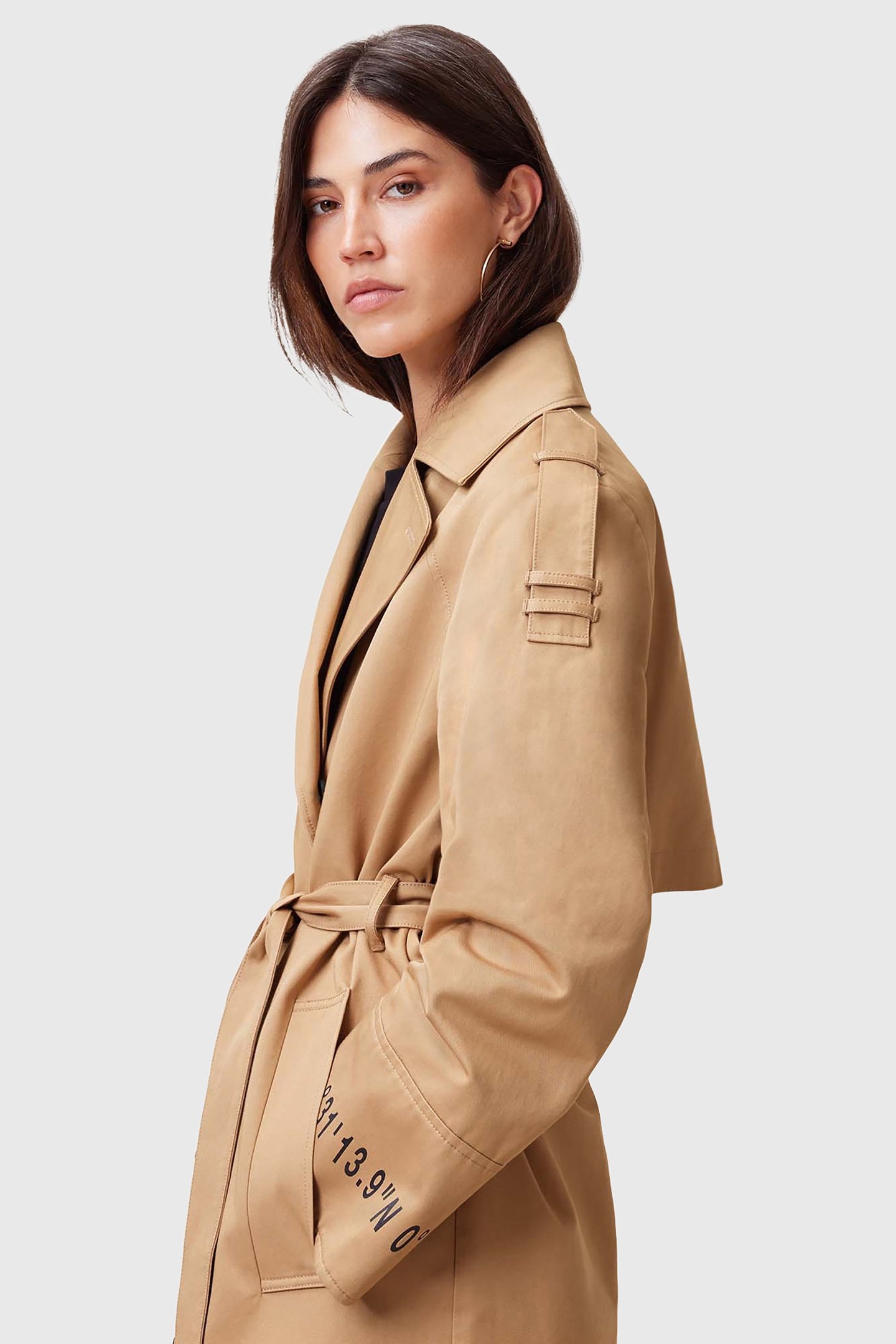 DEMMI TRENCH ICED COFFEE BROWN 5
