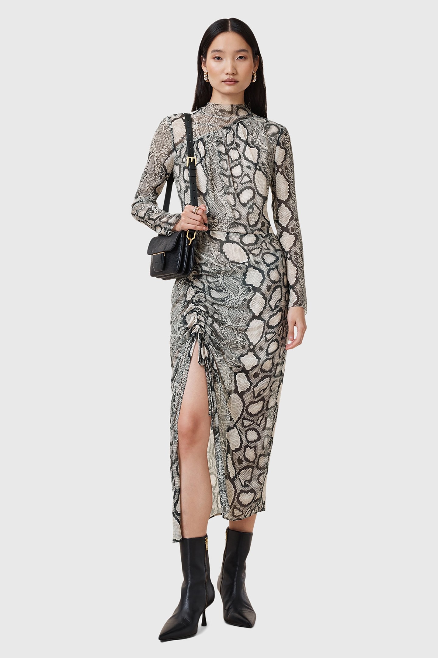 RIZO DRESS FLOW ECRU WHITE 4