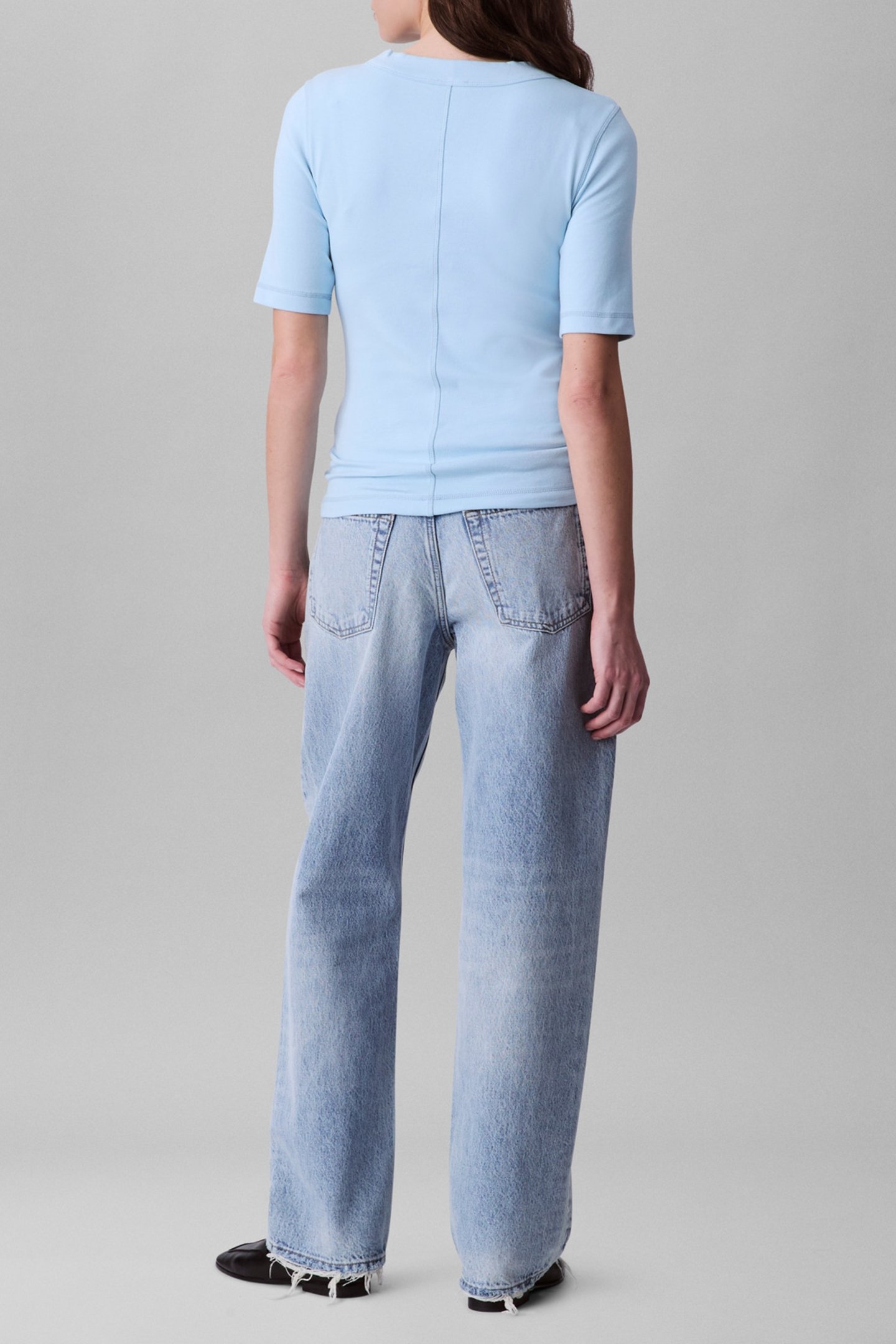 SS COTTON 1X1 RIB TOP COOL BLUE 3