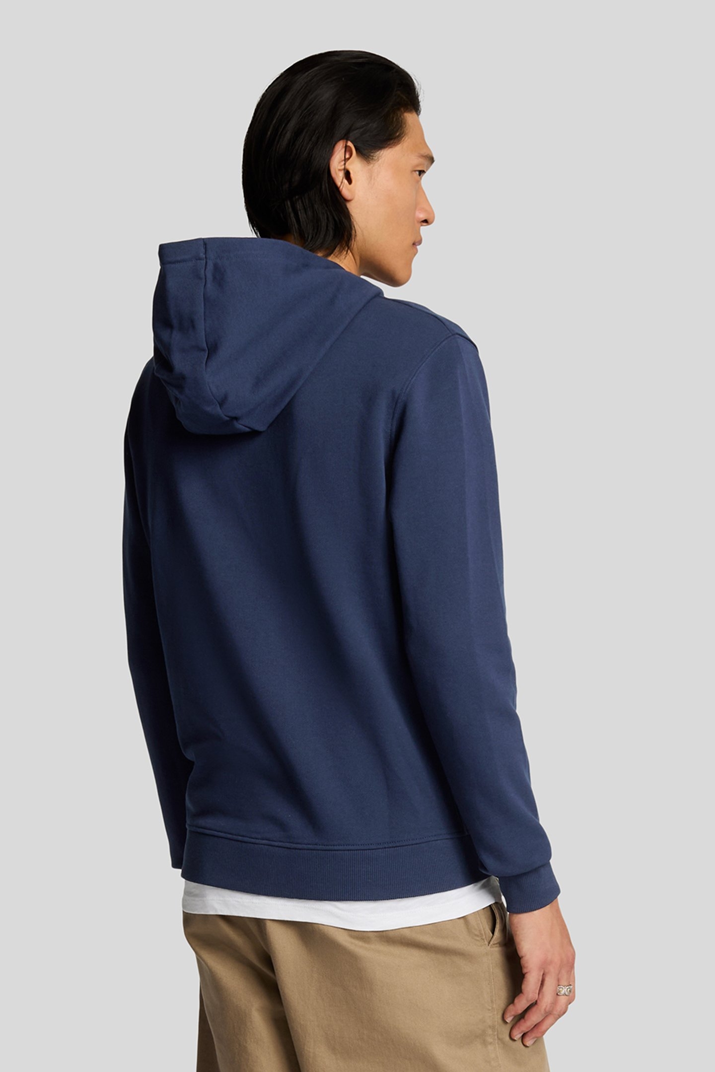 1874 LOGO PULLOVER HOODIE NAVY 2
