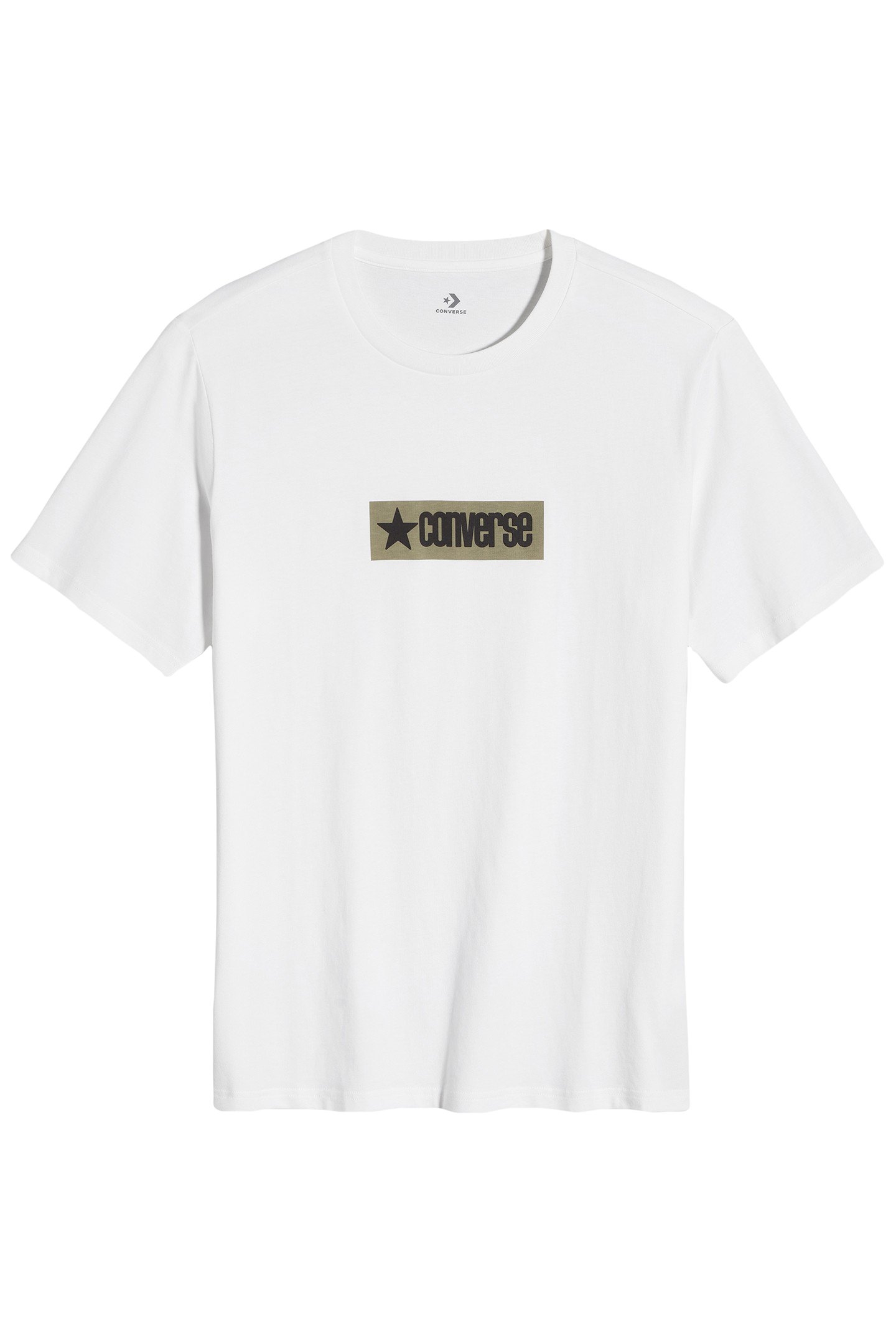 RETRO BLOCK LOGO T-SHIRT WHITE 1