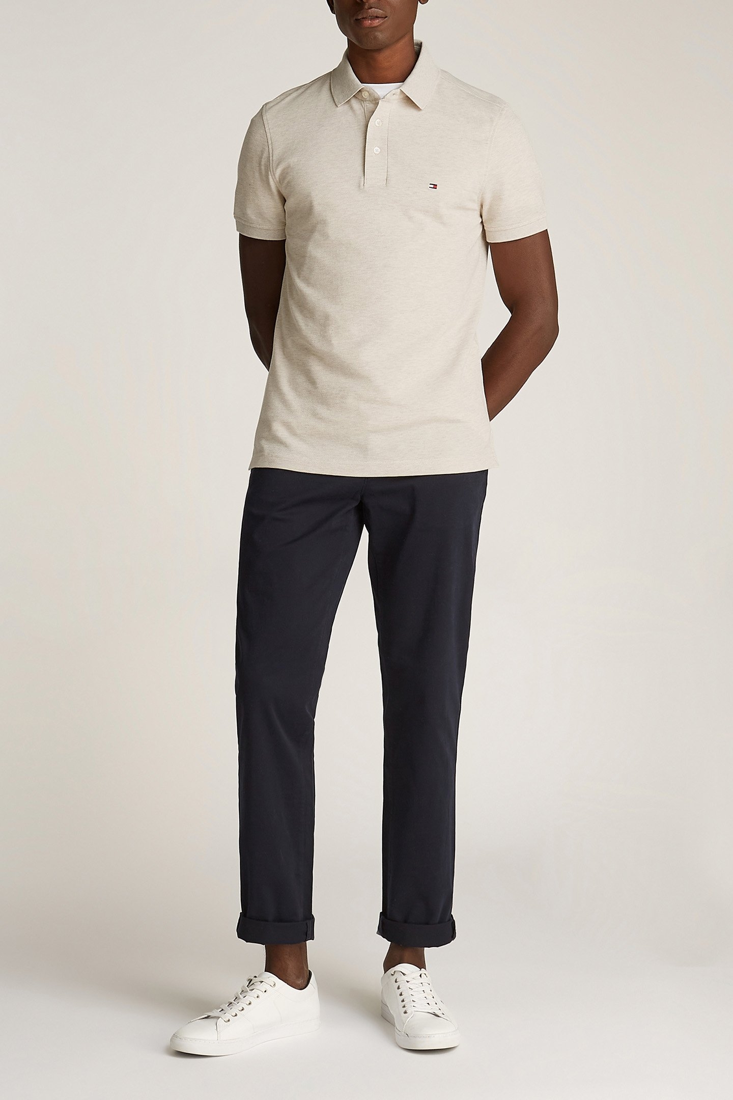 1985 SLIM FIT POLO SHIRT LIGHT BEIGE 2