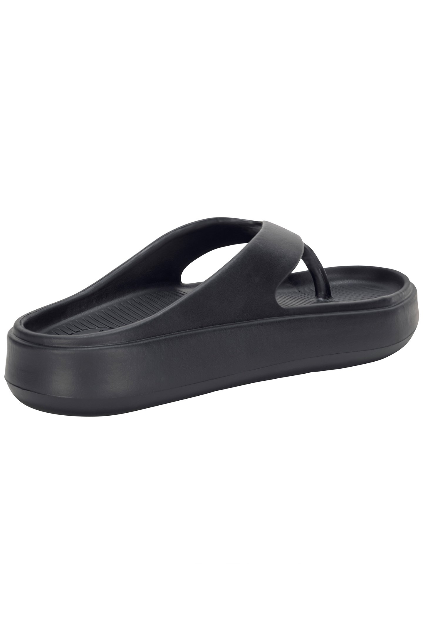 1PK MENS INJECTION FLIP FLOP BLACK 5