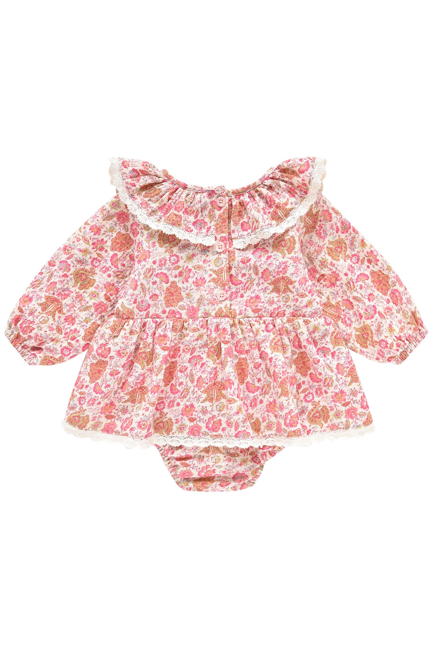 ROMPERS INDIA CREAM FLOWER FIELDS 3